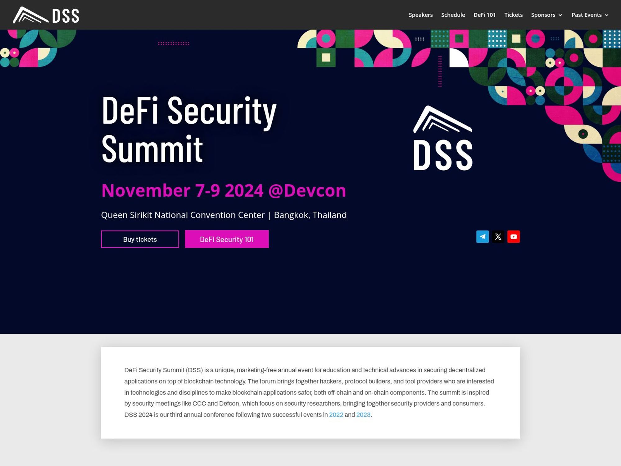 DeFi Security Summit screenshot