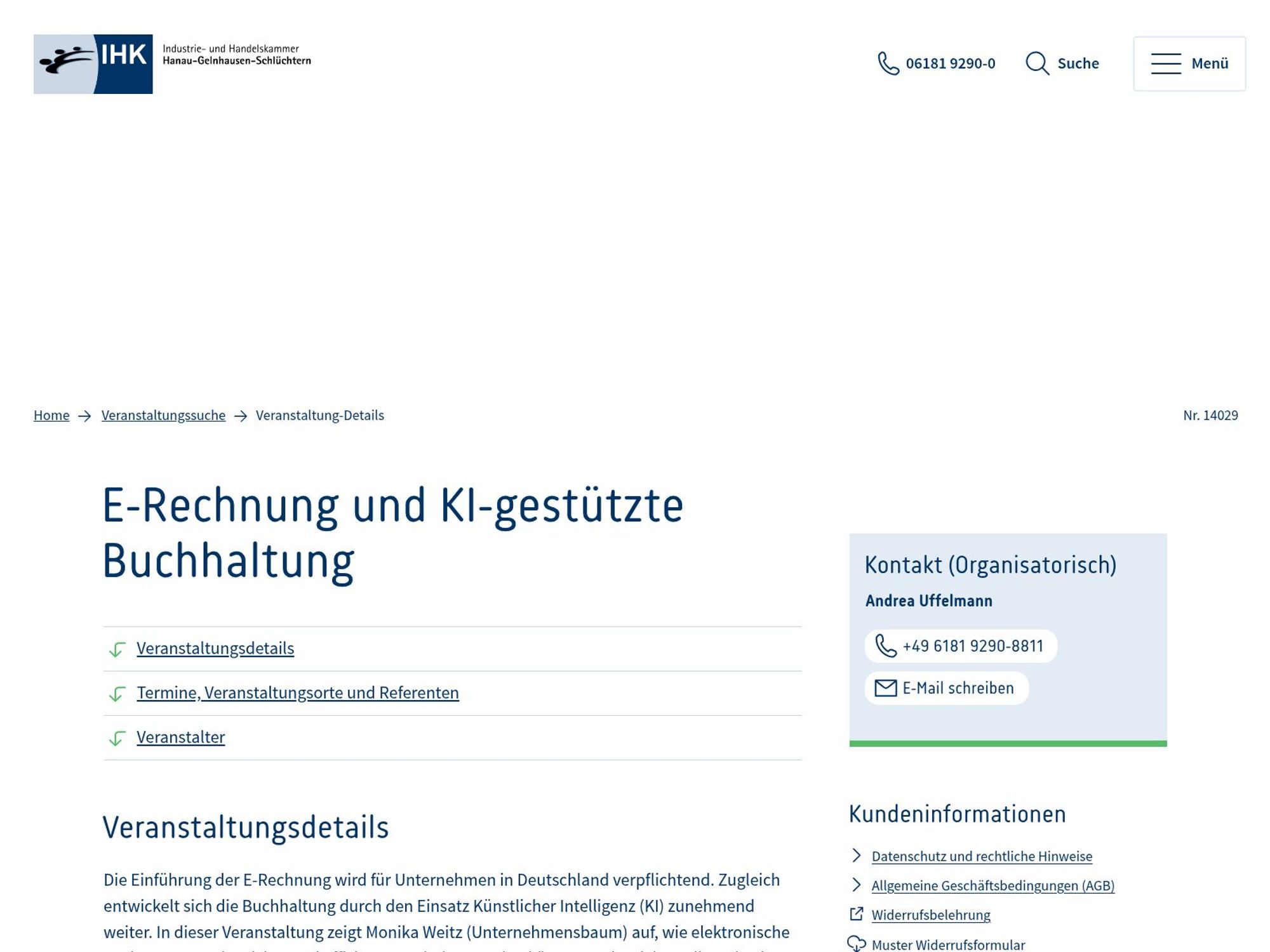 E-Rechnung und KI-gestützte Buchhaltung website