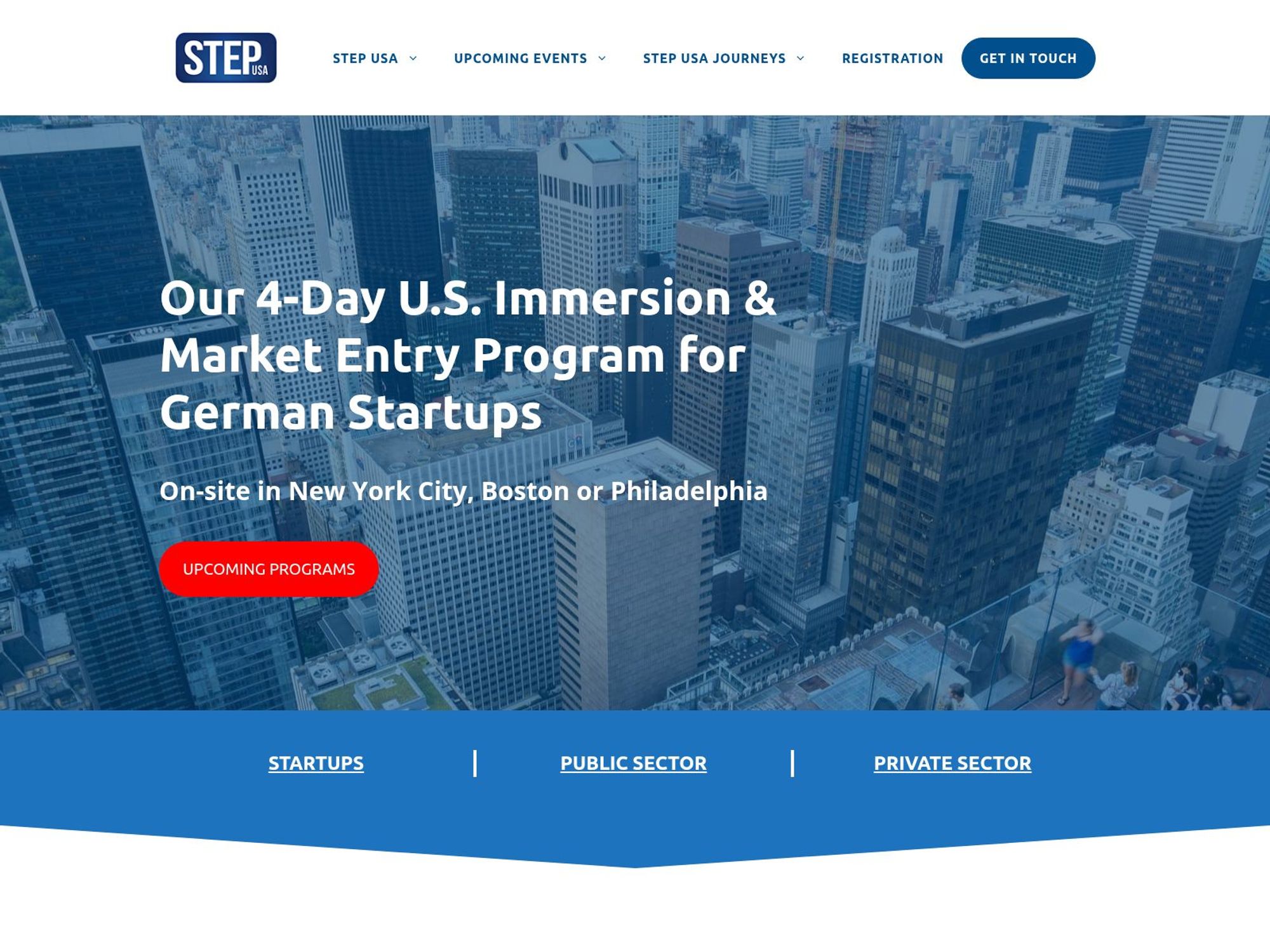 STEP USA University Program website