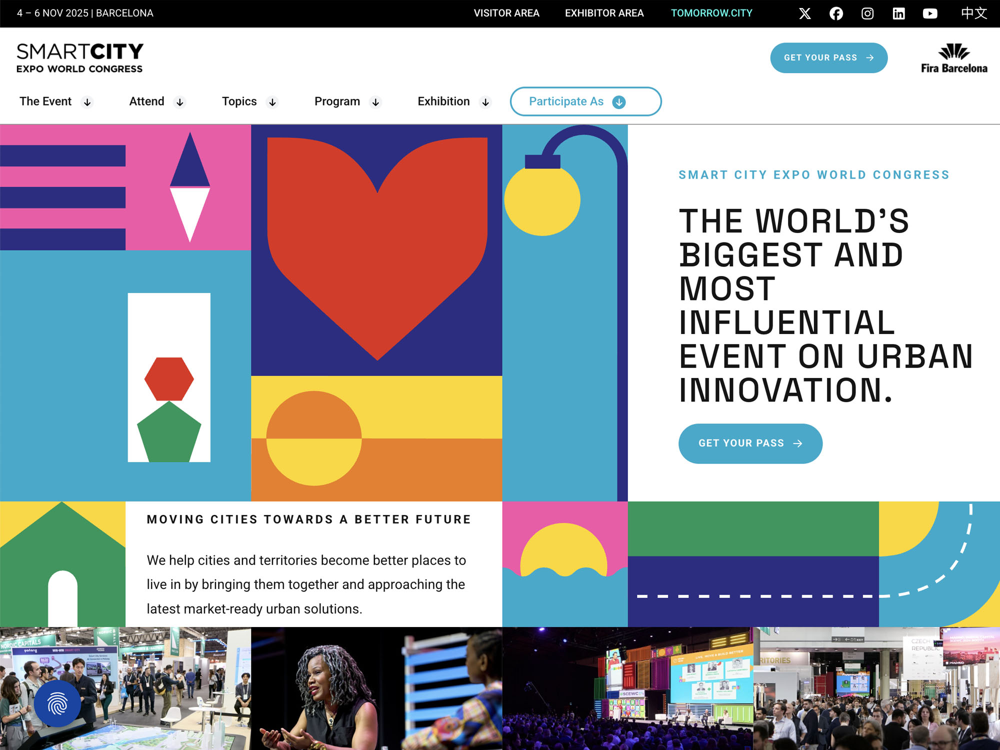 Smart City Expo World Congress 2025 (SCEWC25) website