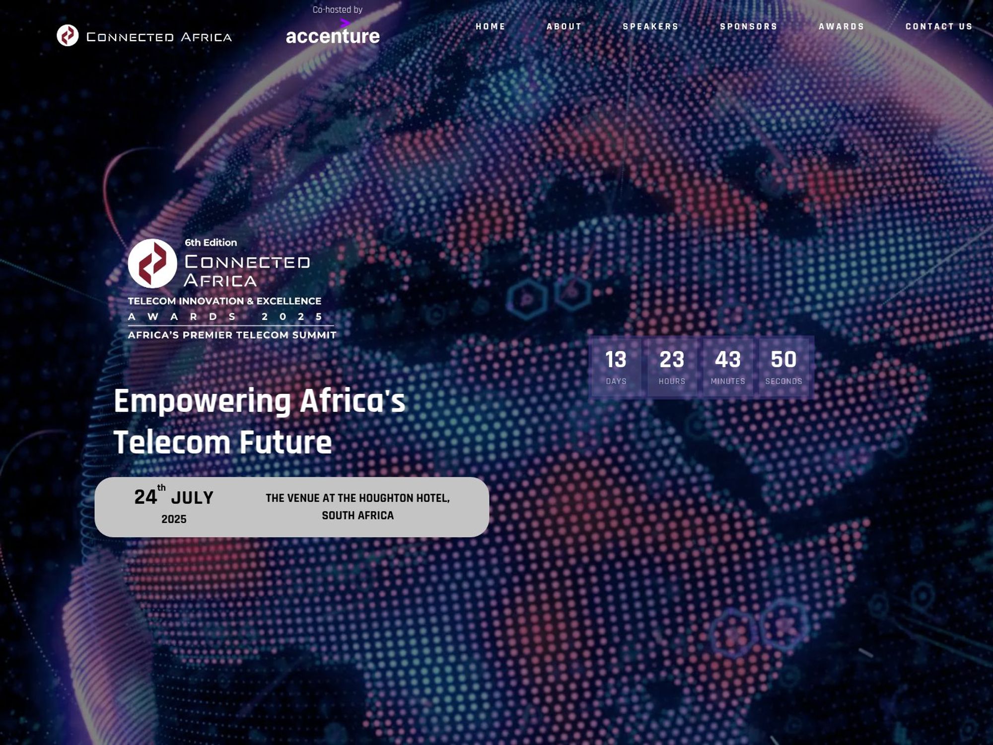 Telecom Innovation & Excellence Awards 2025 website