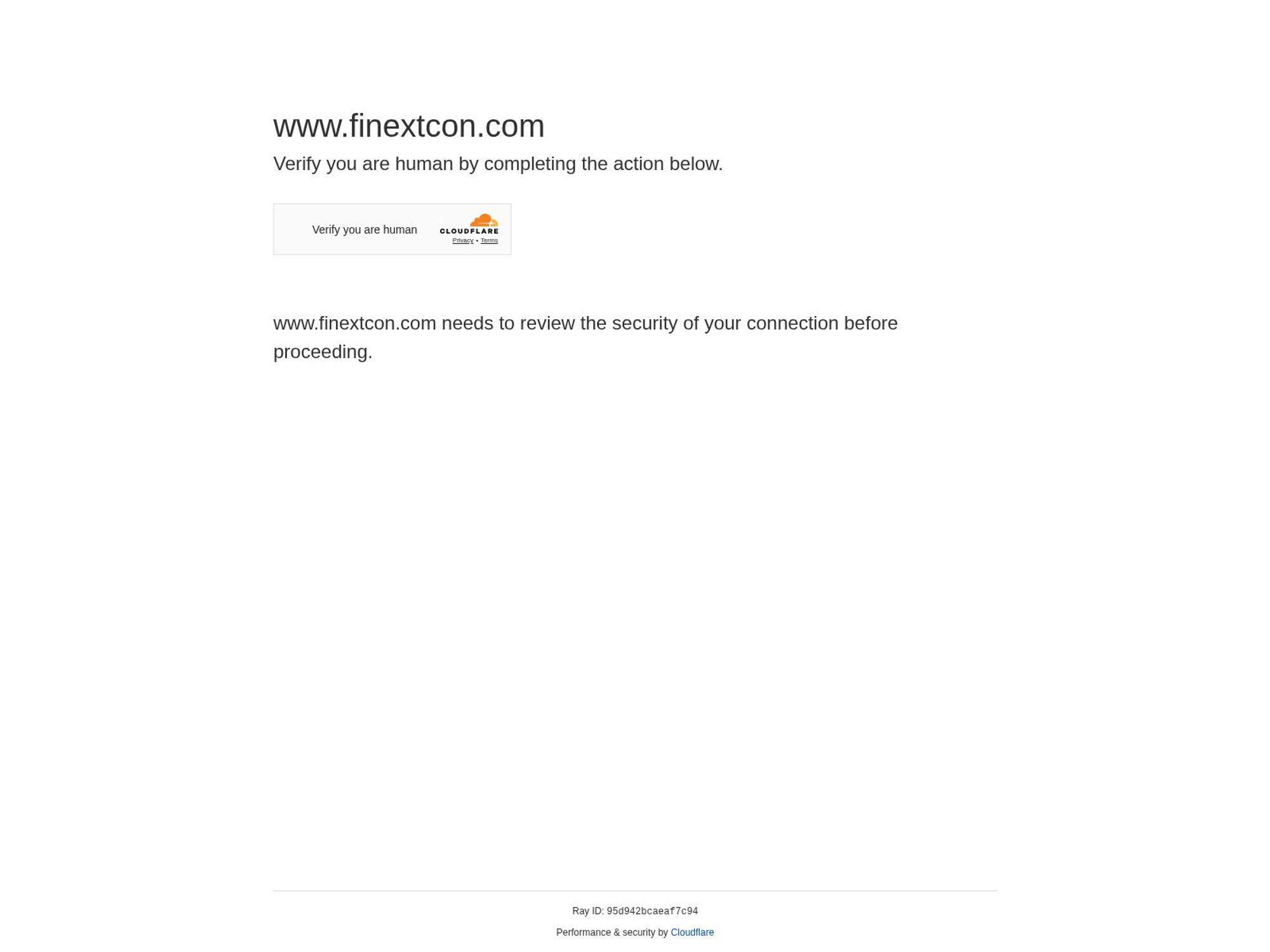 FiNext Conference website