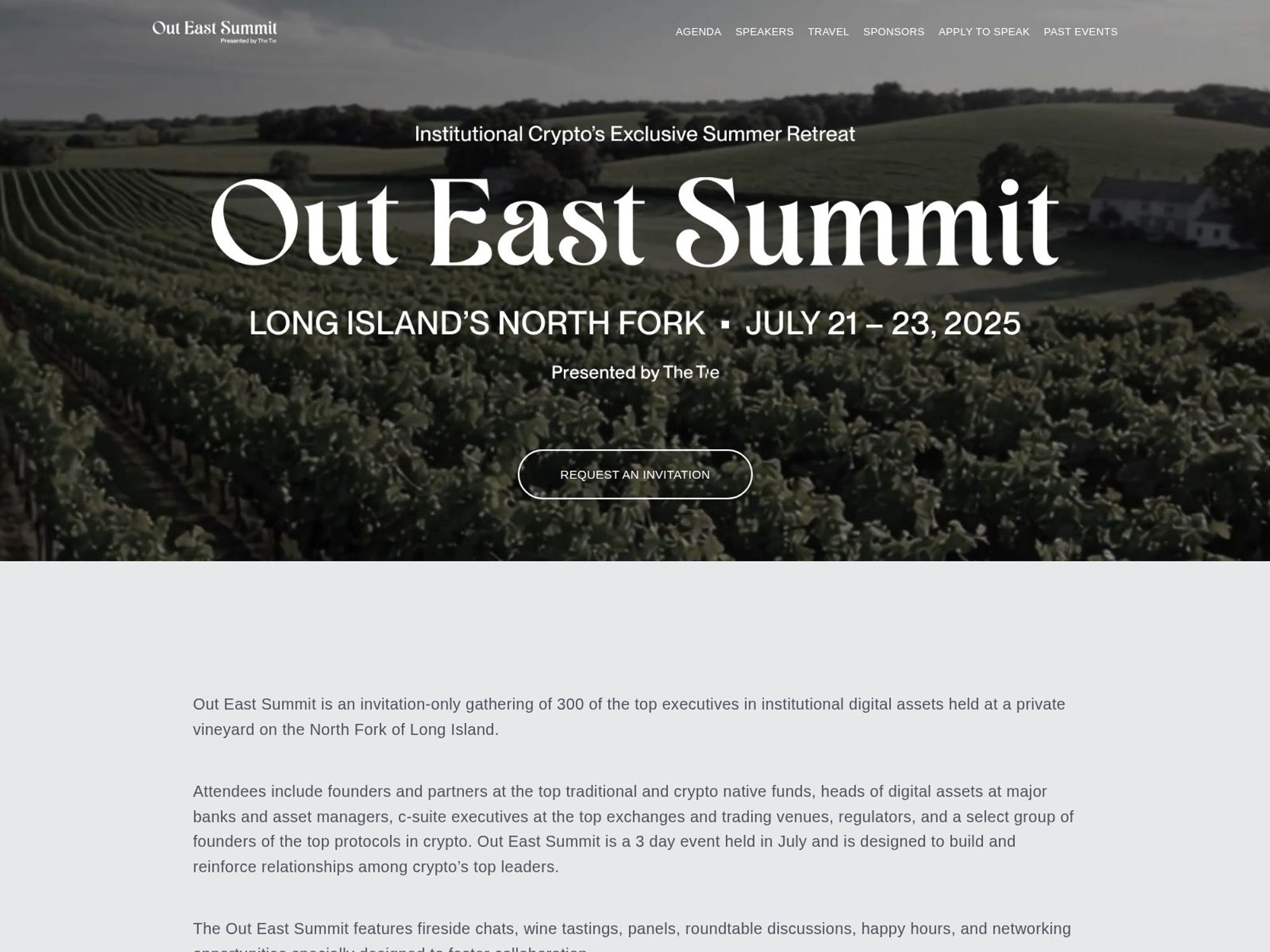 Out East Summit screenshot