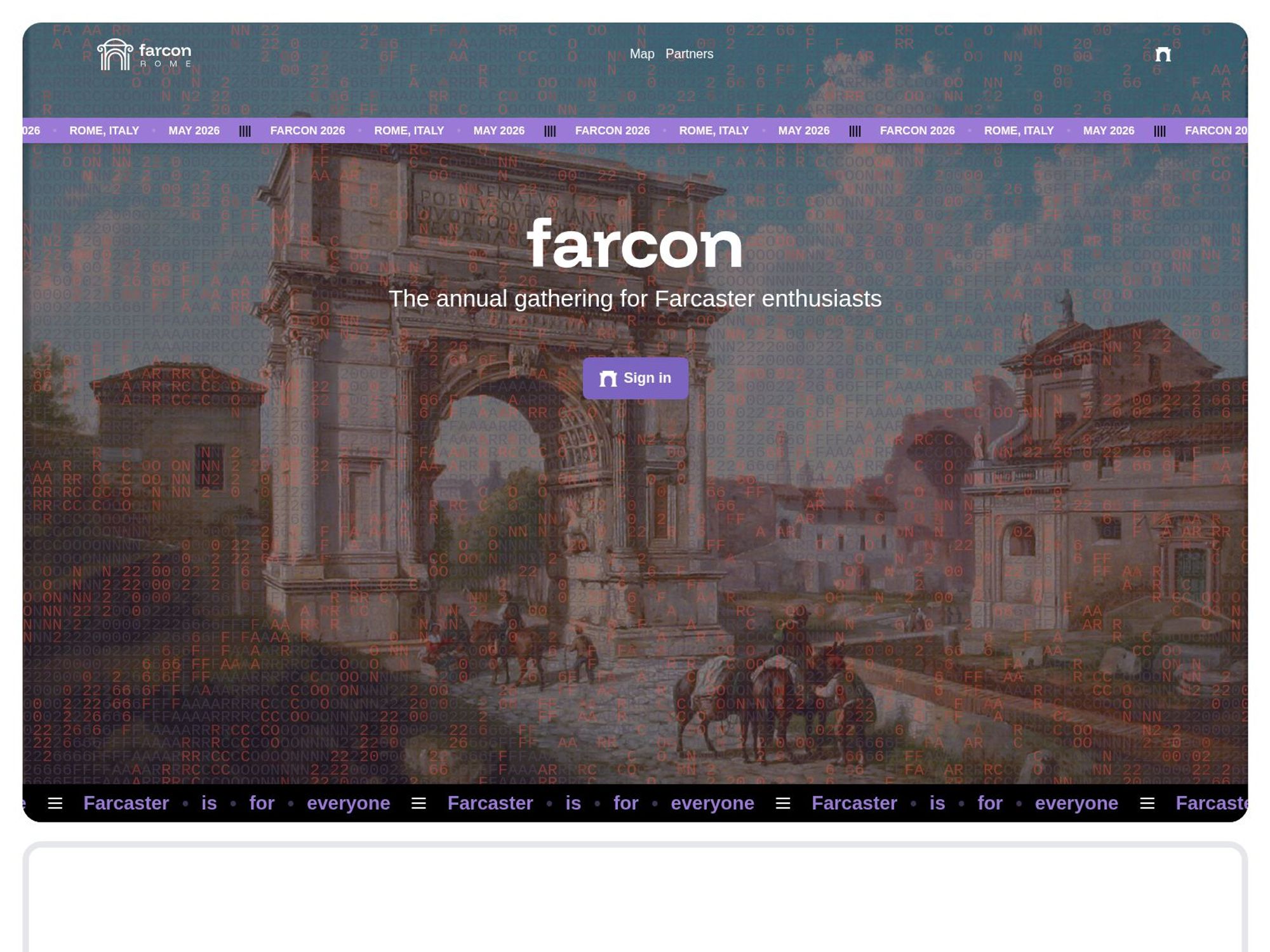 FarCon Rome website