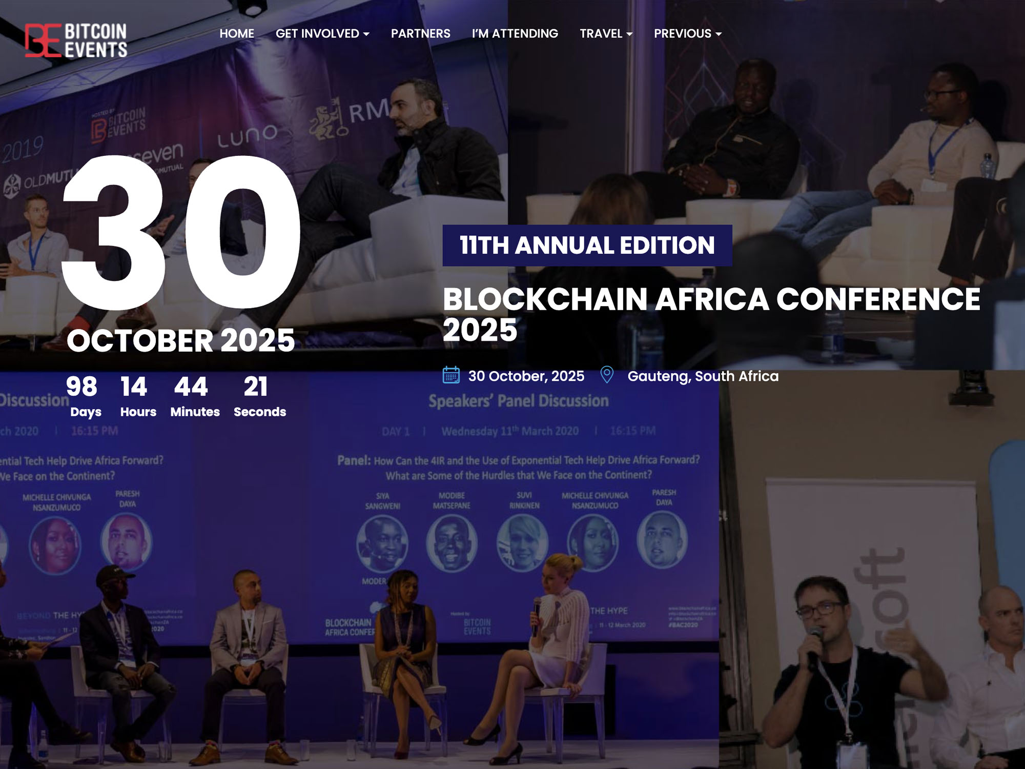 Blockchain Africa Conference 2025 website