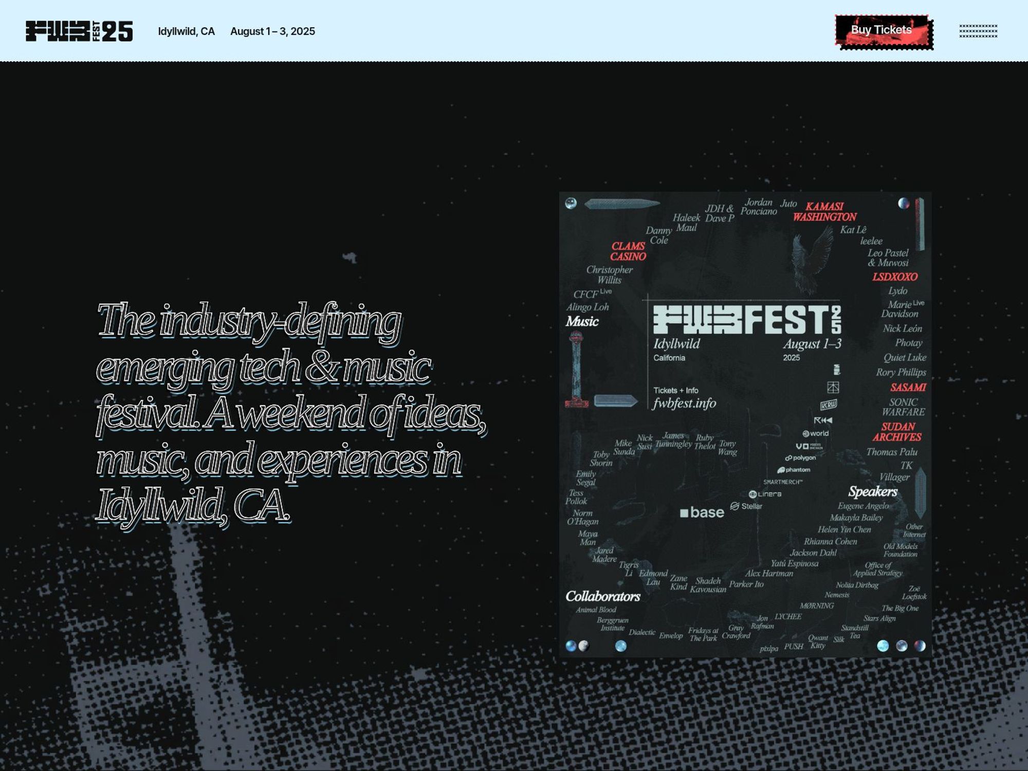 FWB FEST website