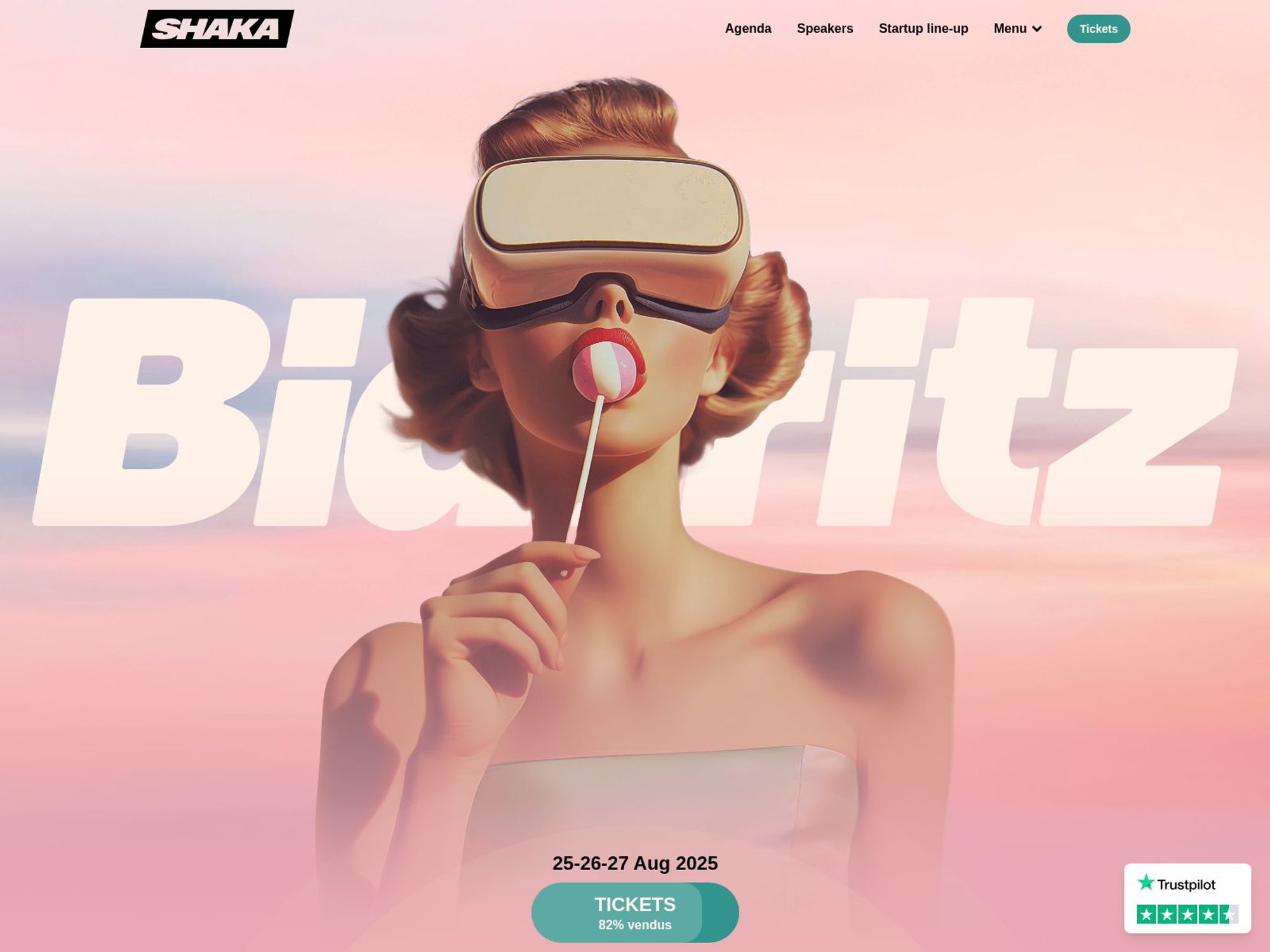 SHAKA Biarritz 2025 website