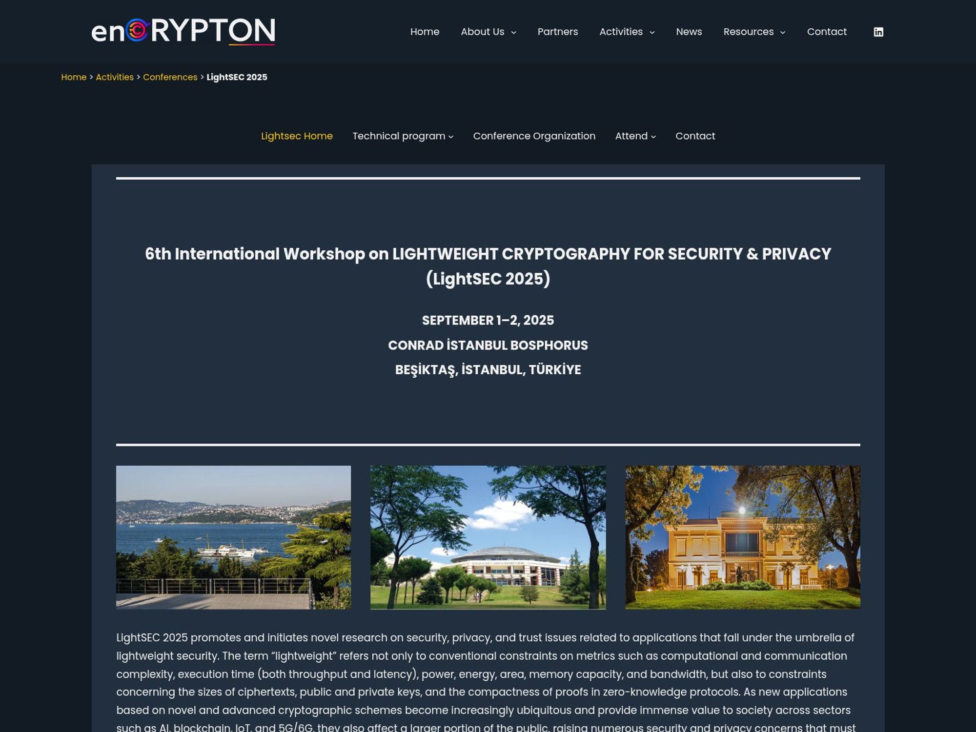 LightSEC 2025 website