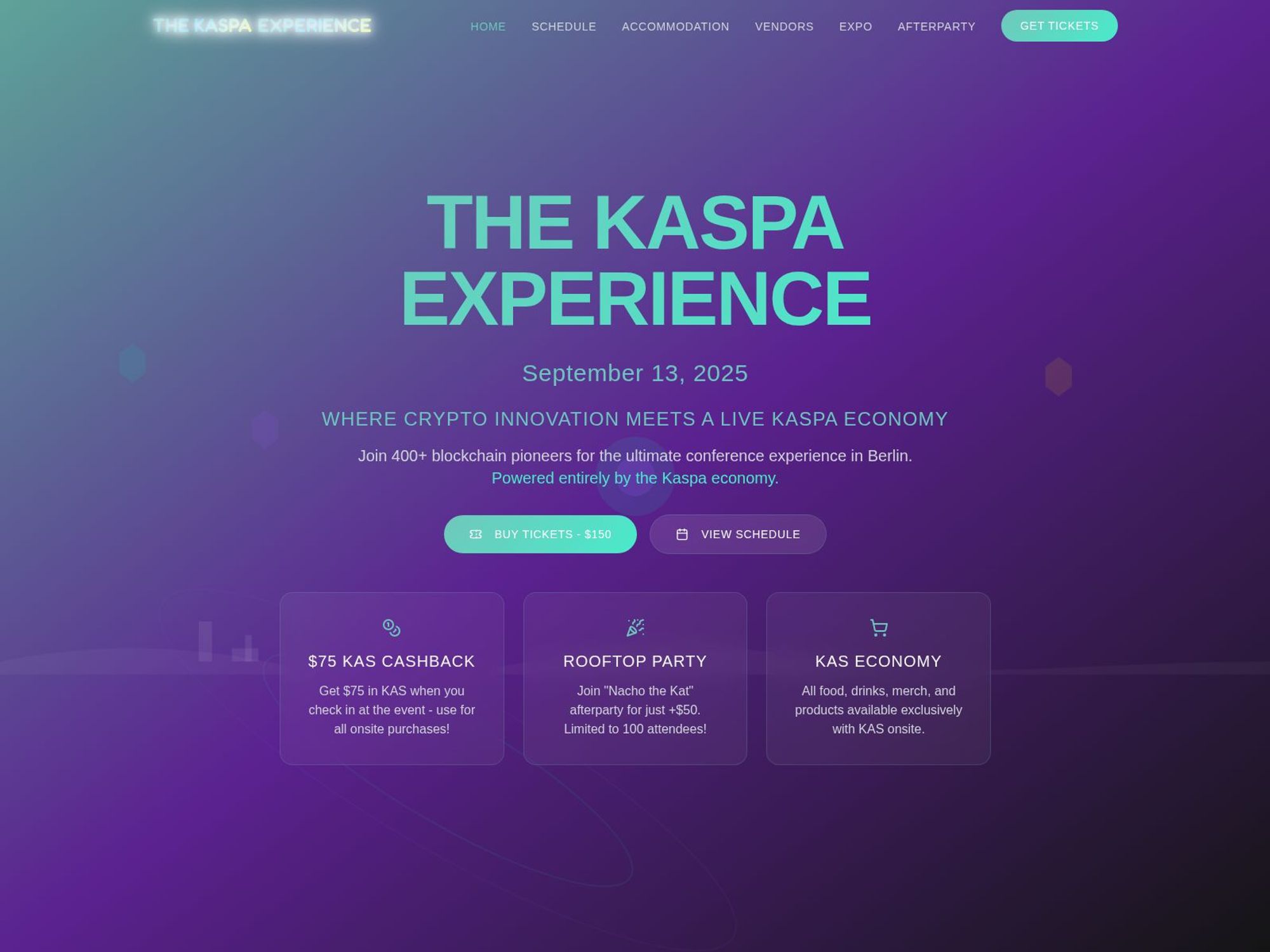 The Kaspa Experience website