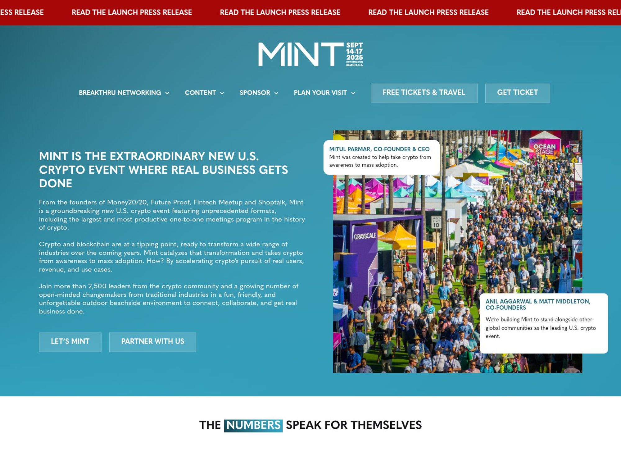 MINT 2025 website
