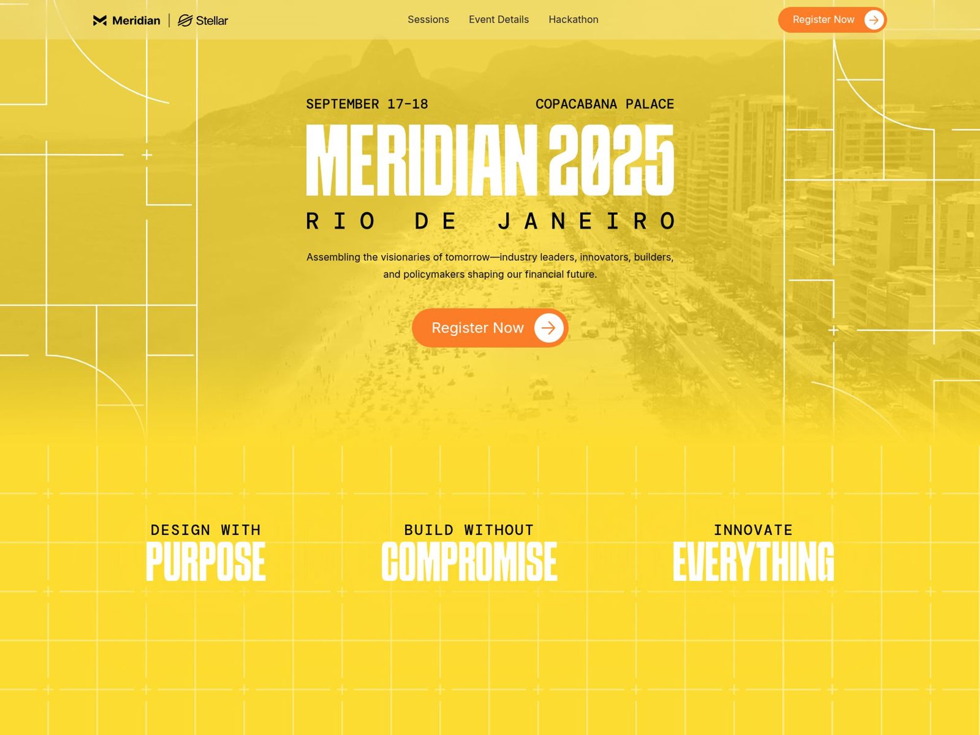 Meridian 2025 website