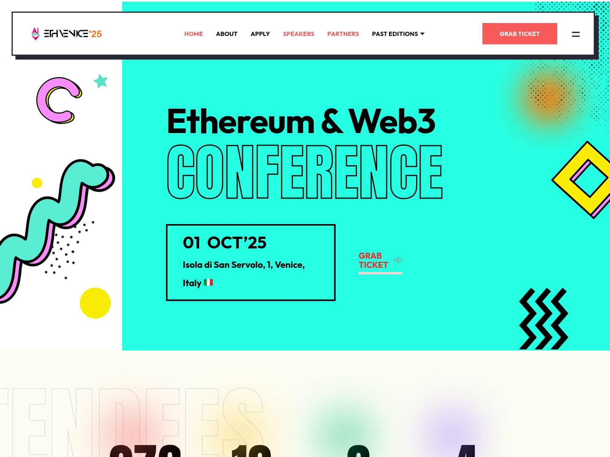 ETHVenice 2025 website