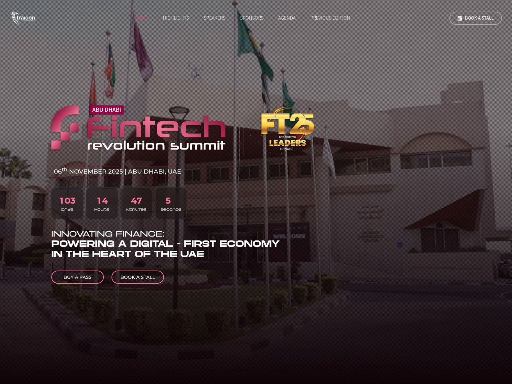 Fintech Revolution Summit Riyadh 2025 website