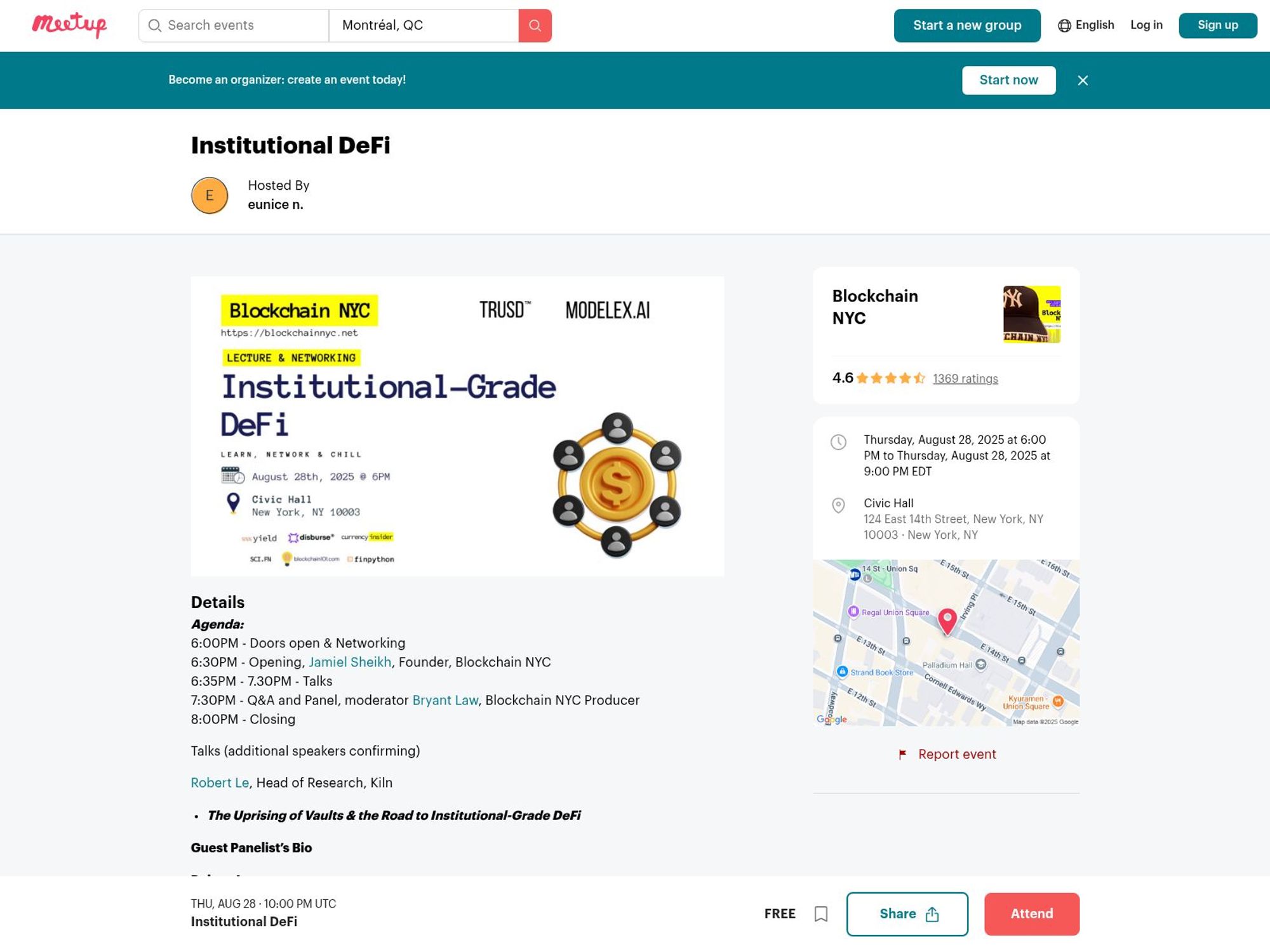 Institutional DeFi website