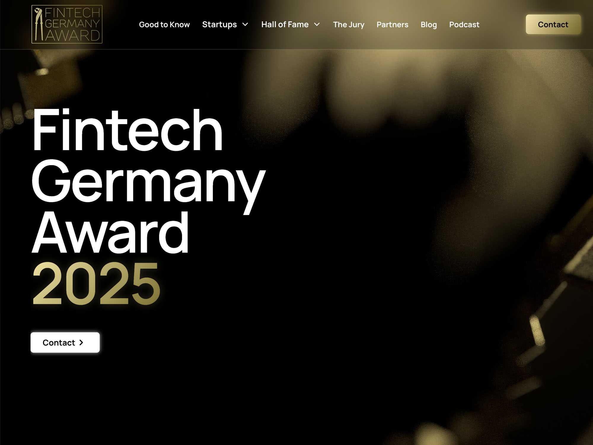 Fintech Germany Award 2025 website