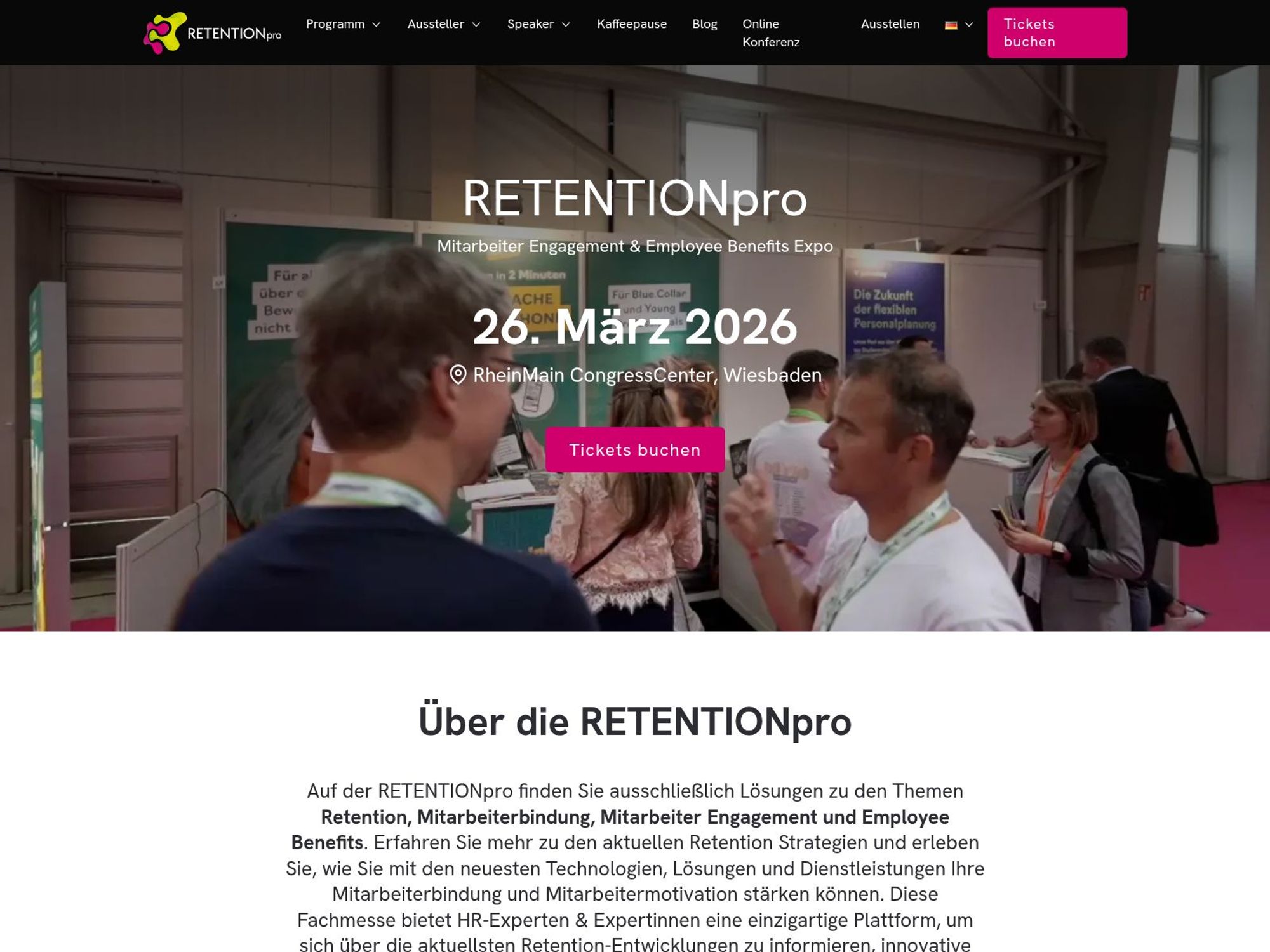 RETENTIONpro 2026 website