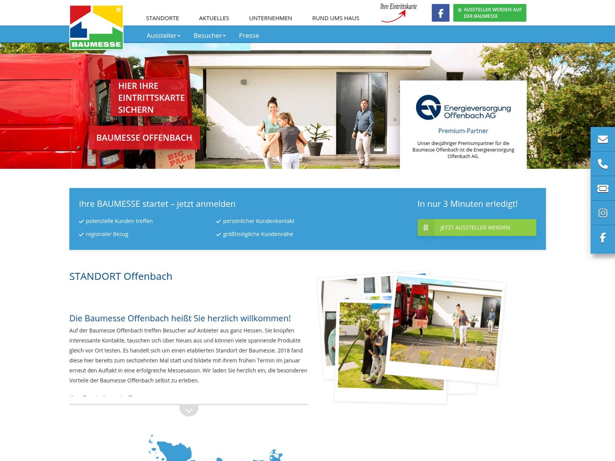 Baumesse Offenbach website