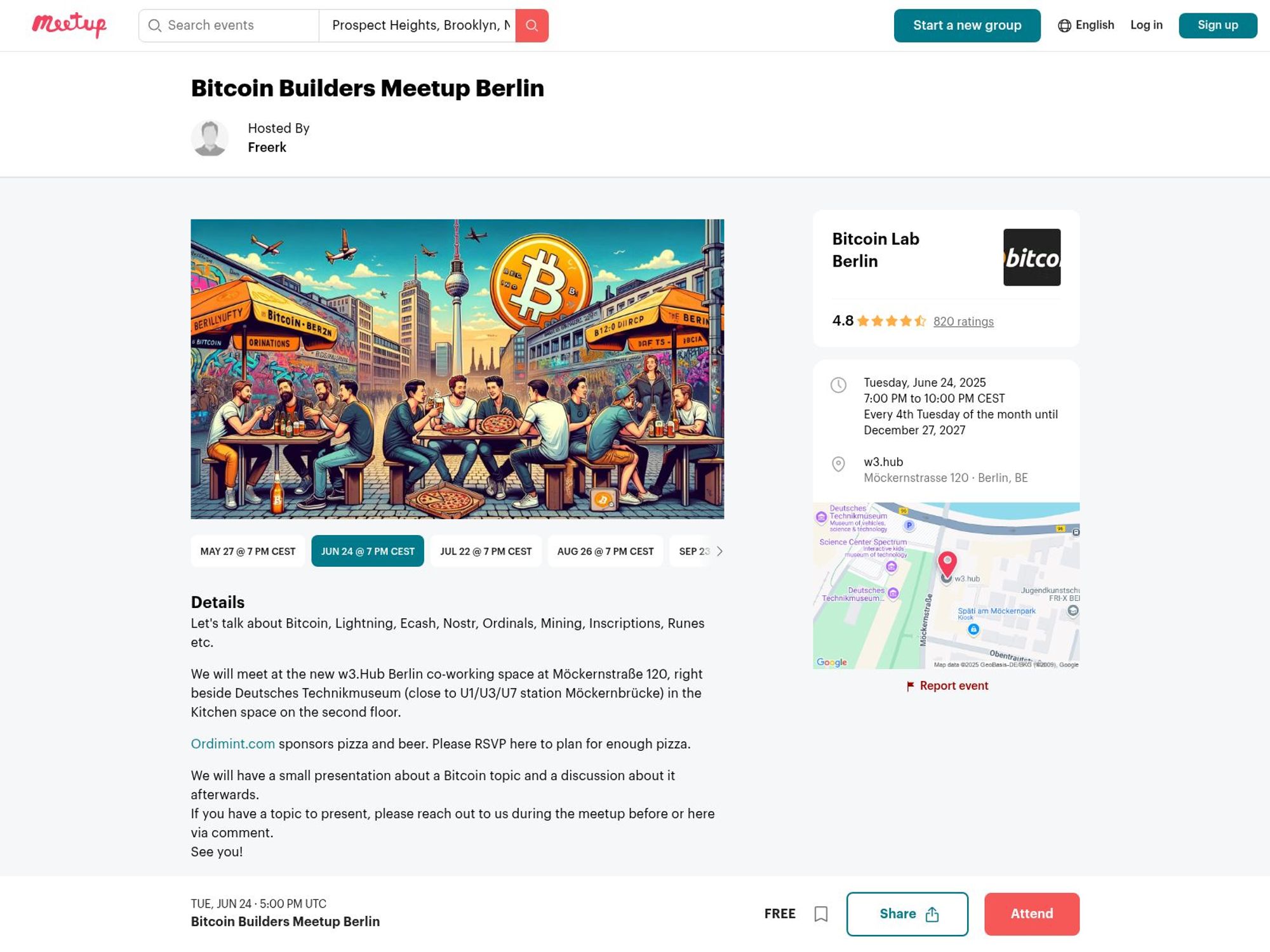 Bitcoin Builders Meetup Berlin screenshot