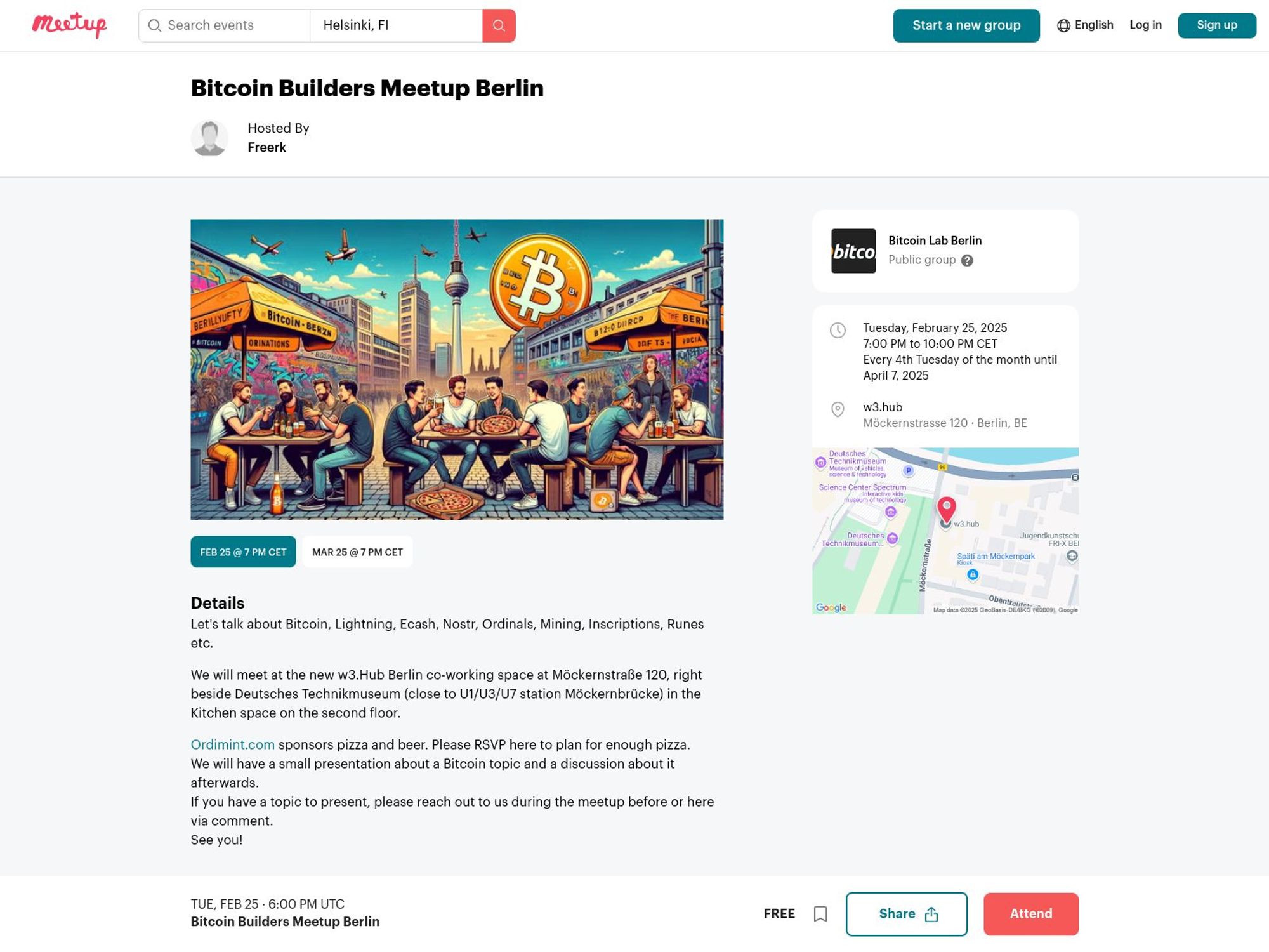 Bitcoin Builders Meetup Berlin screenshot