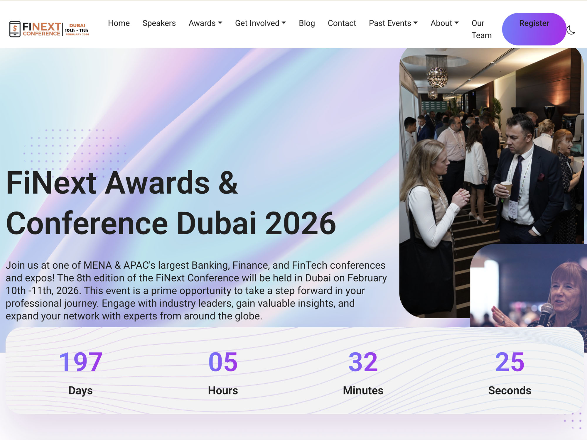 FiNext Conference website