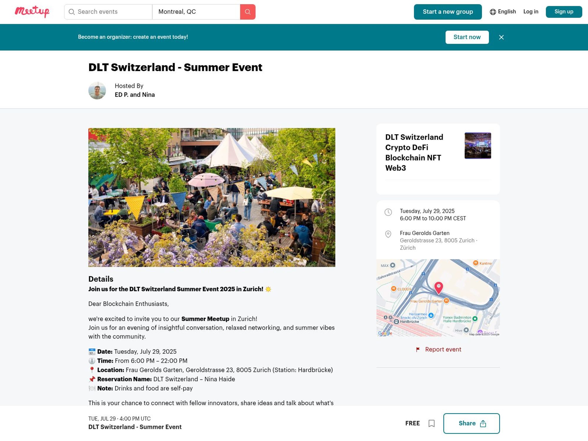 DLT Switzerland - Summer Event screenshot