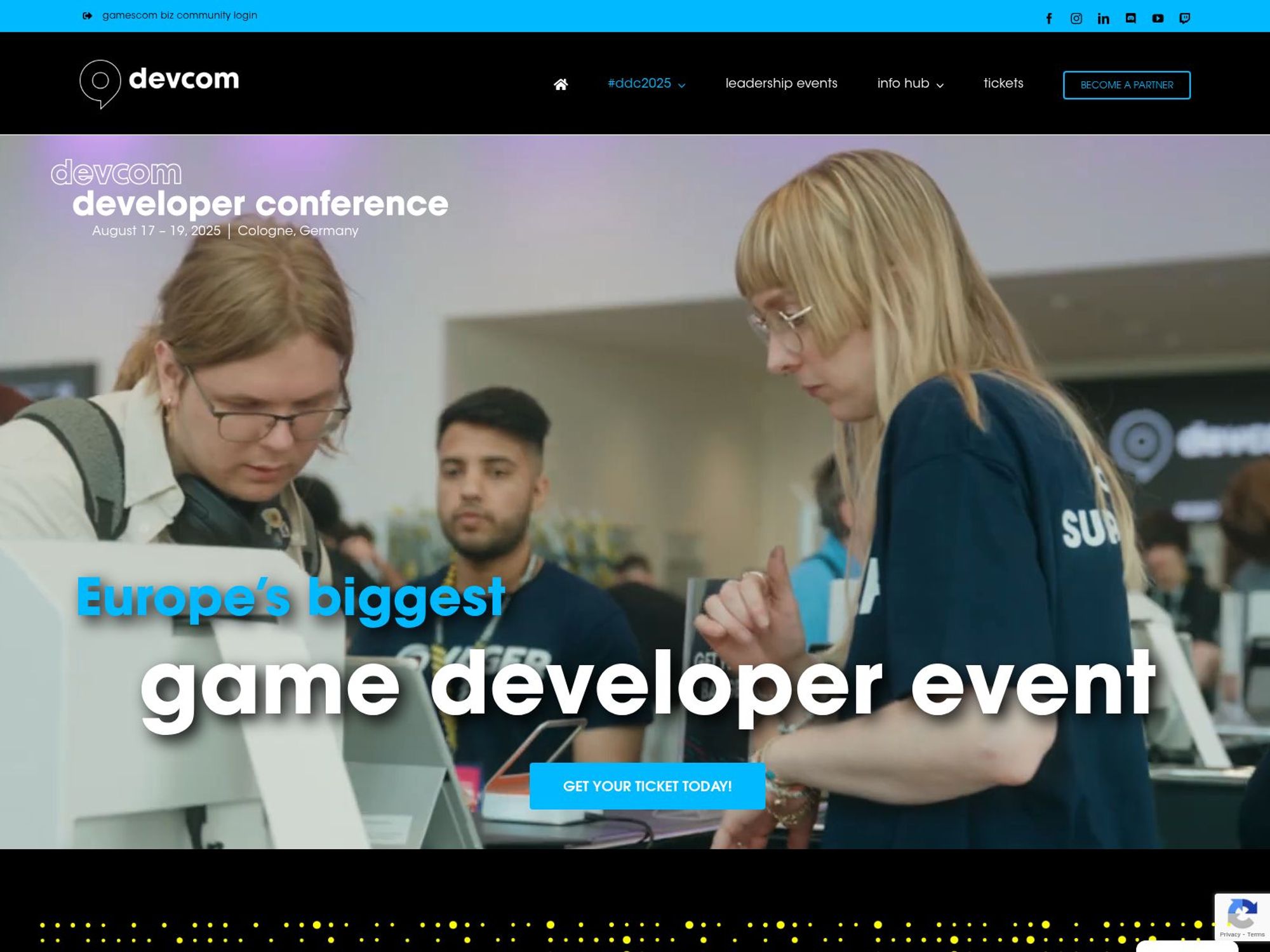 devcom developer conference 2025 website