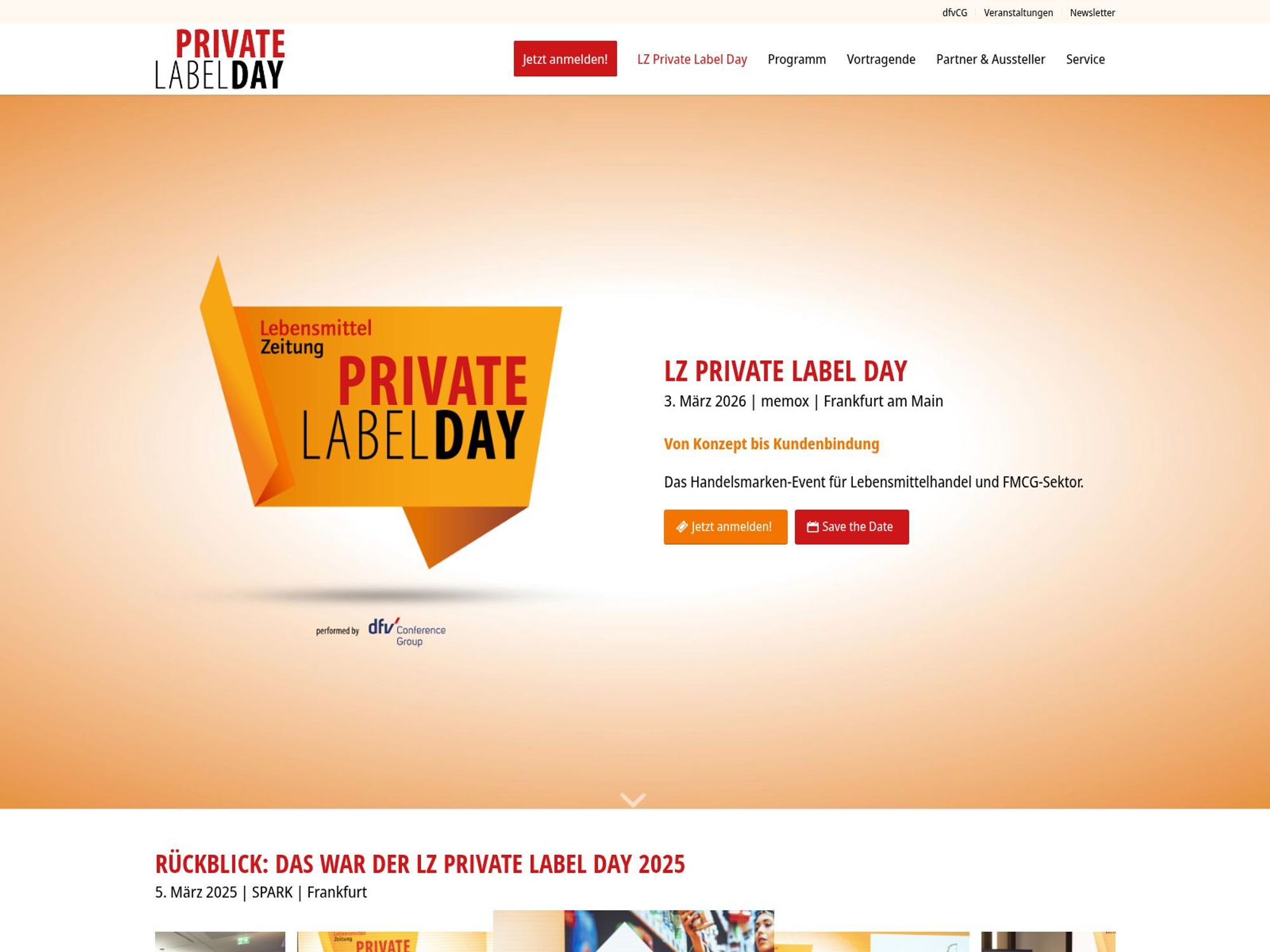 LZ Private Label Day 2026 website