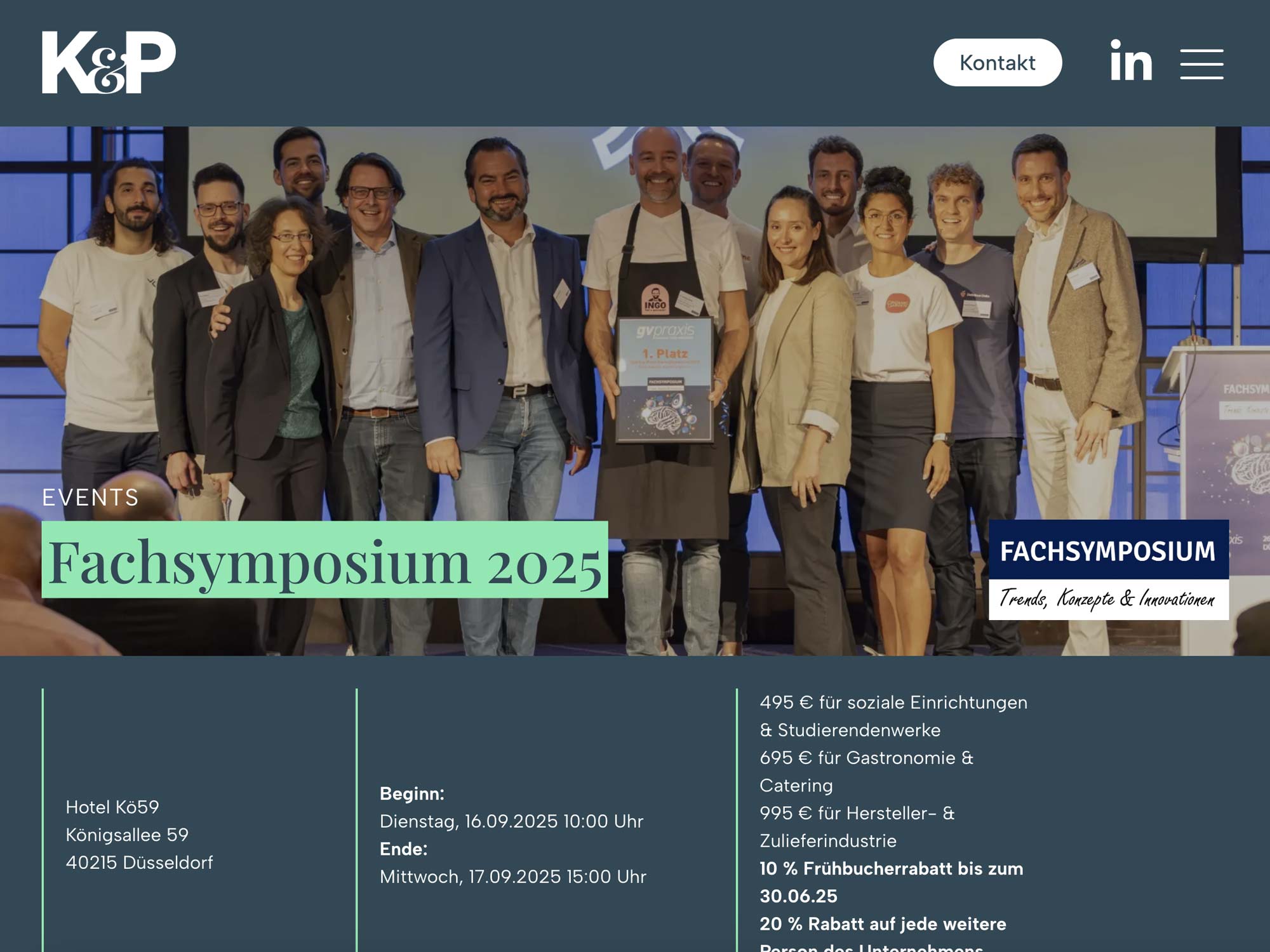 K&P Fachsymposium 2025 website