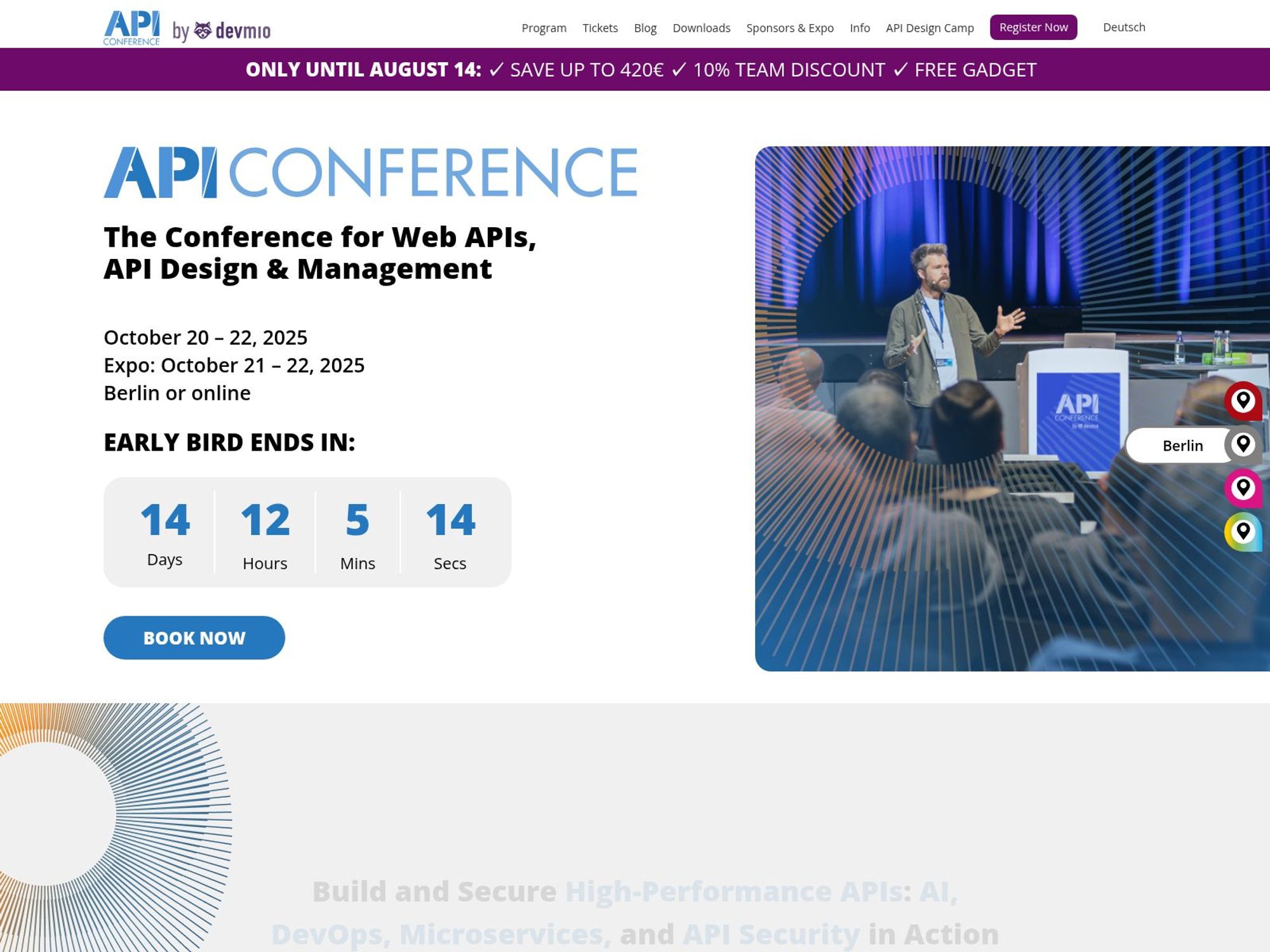 API Conference Berlin 2025 website