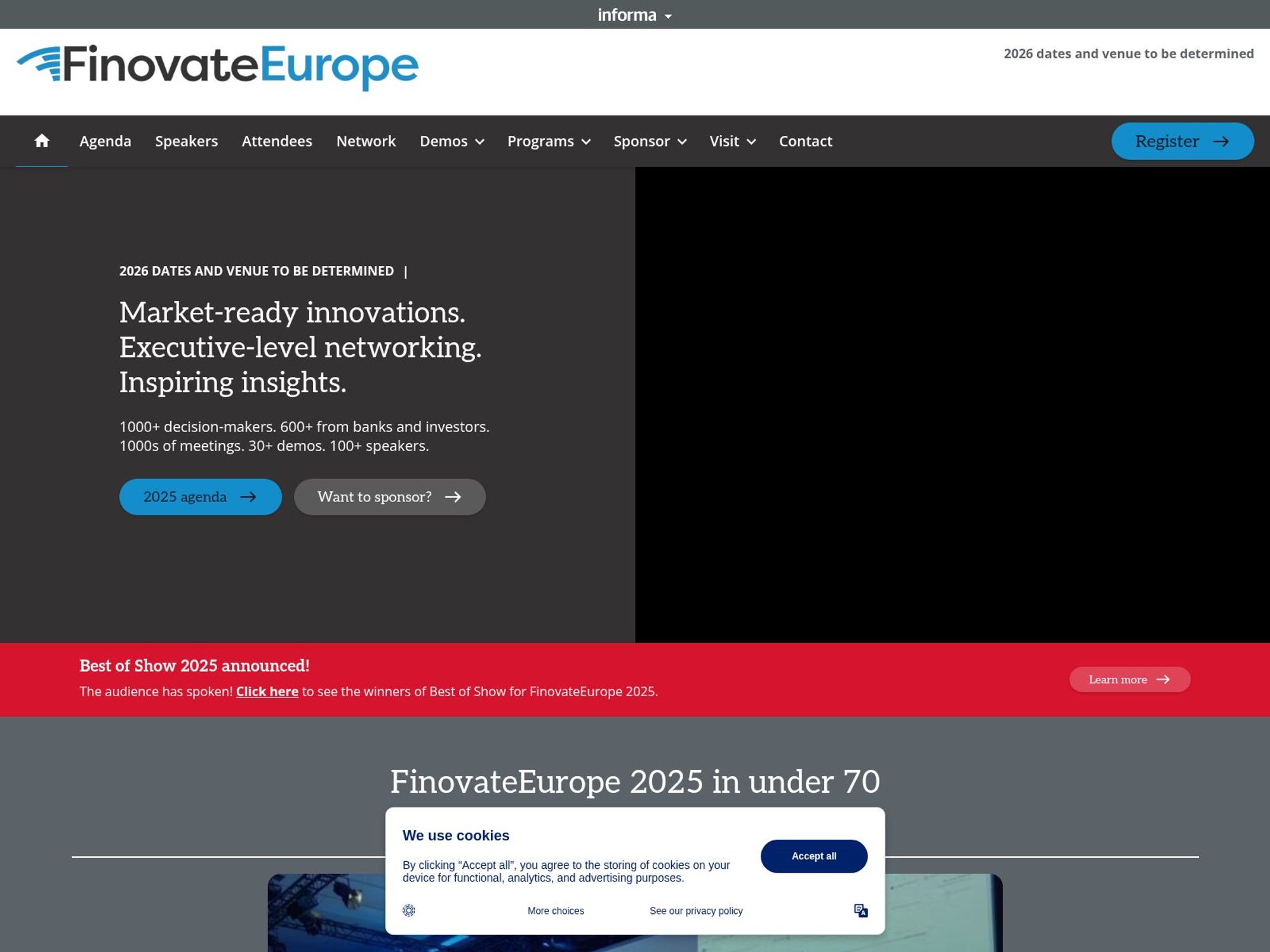FinovateEurope website