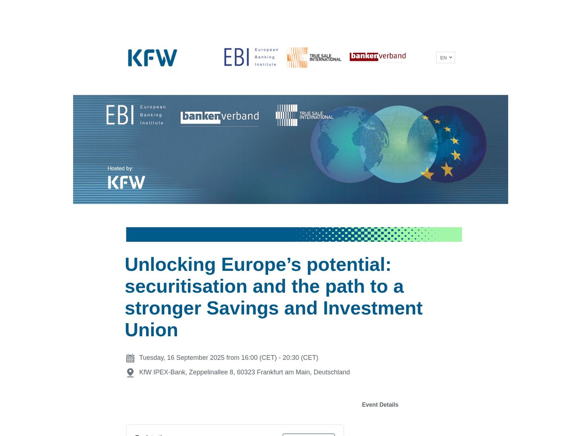 Unlocking Europe’s potential website