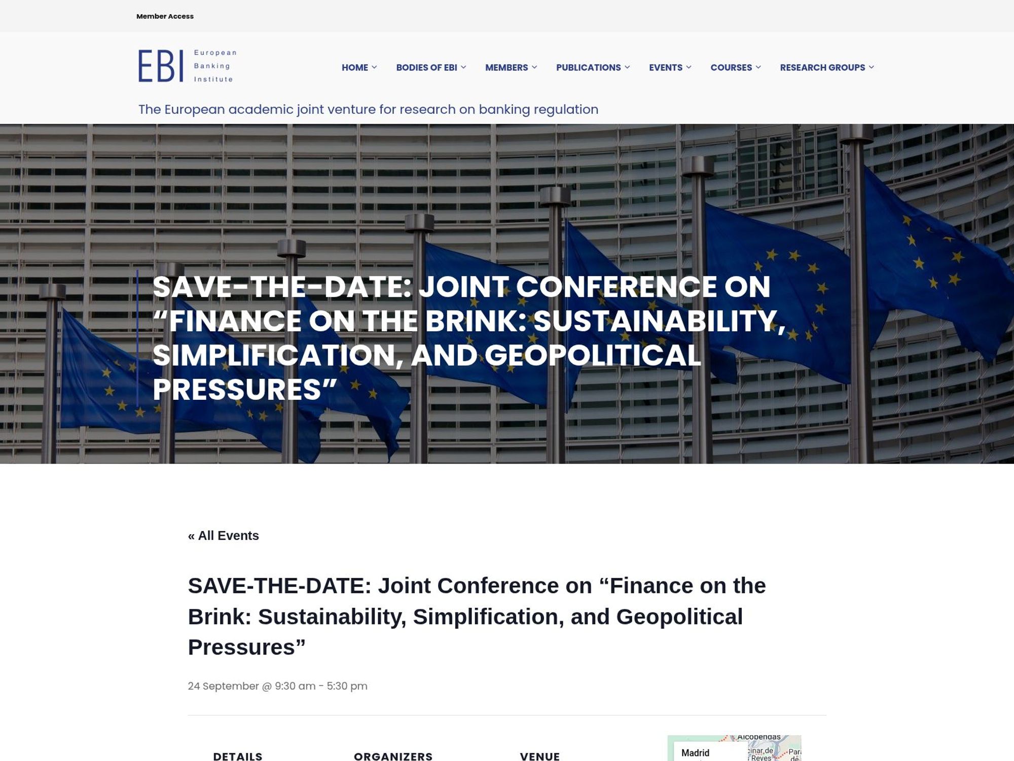 Finance on the Brink: Sustainability, Simplification, and Geopolitical Pressures website