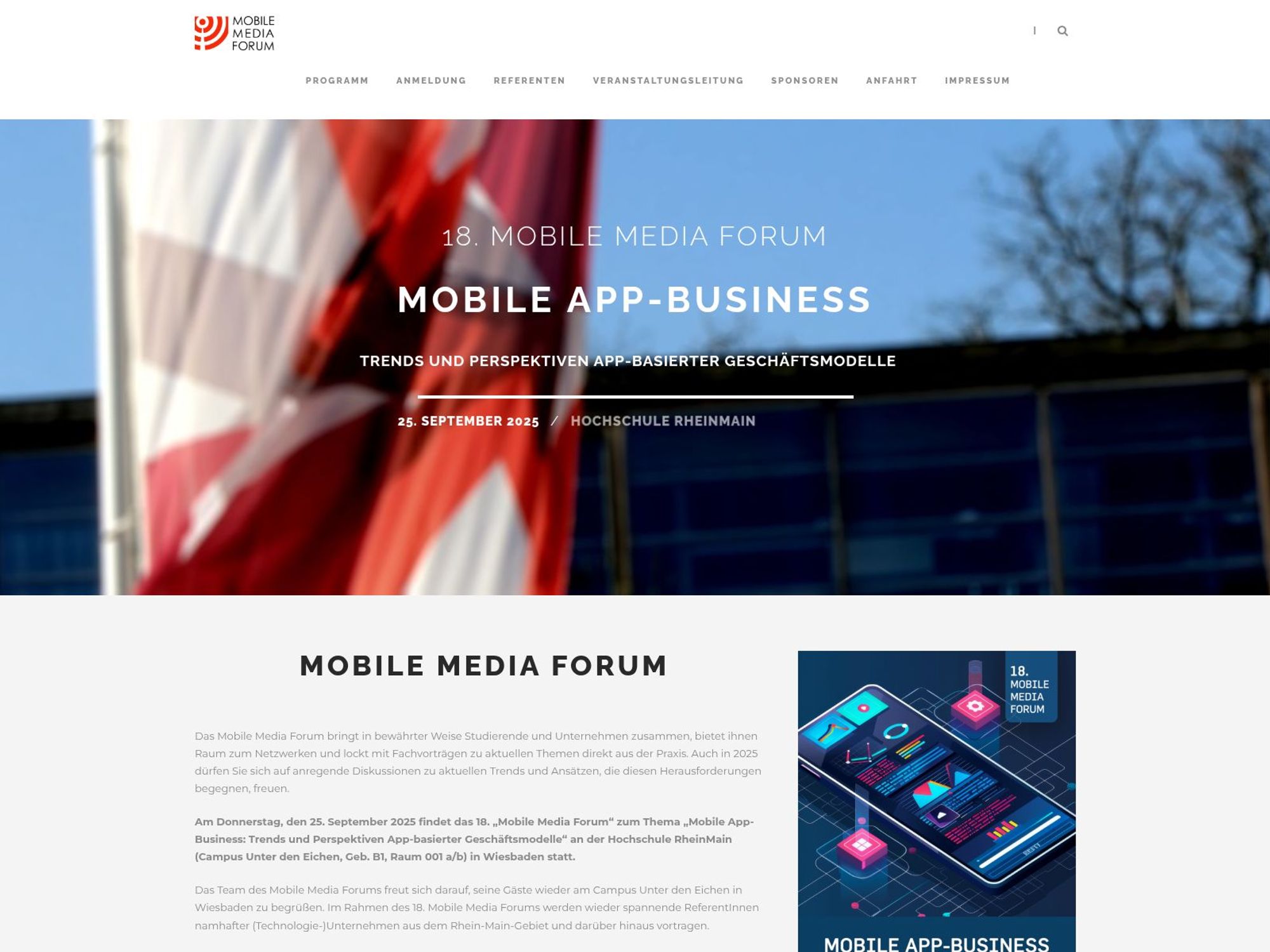 18. Mobile Media Forum website