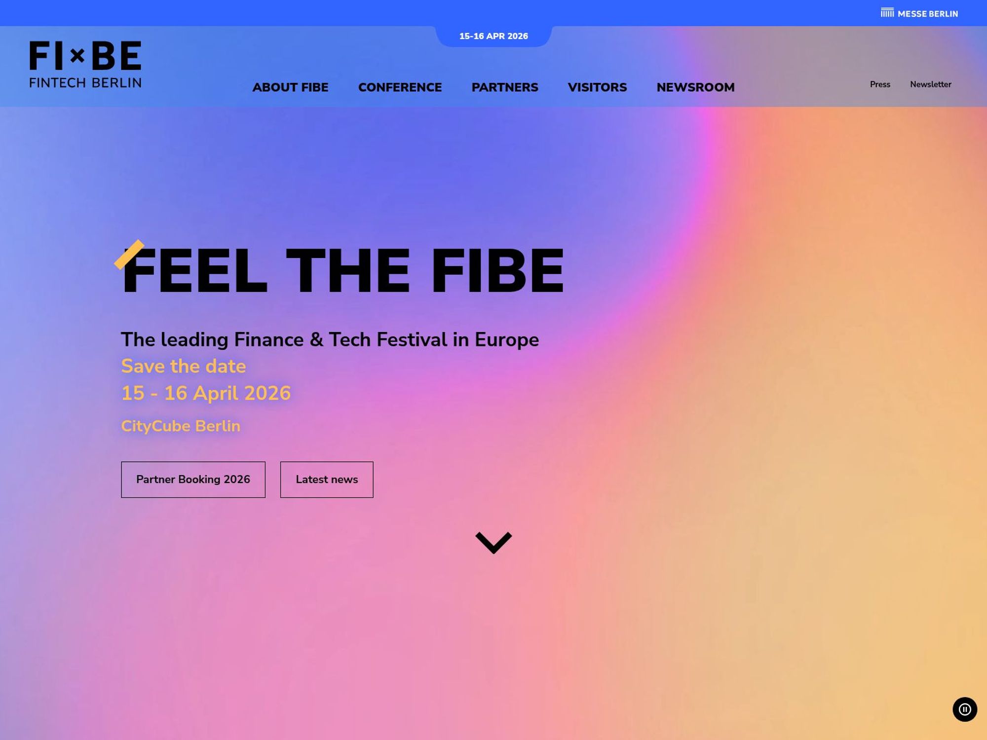 FIBE Berlin 2025 website