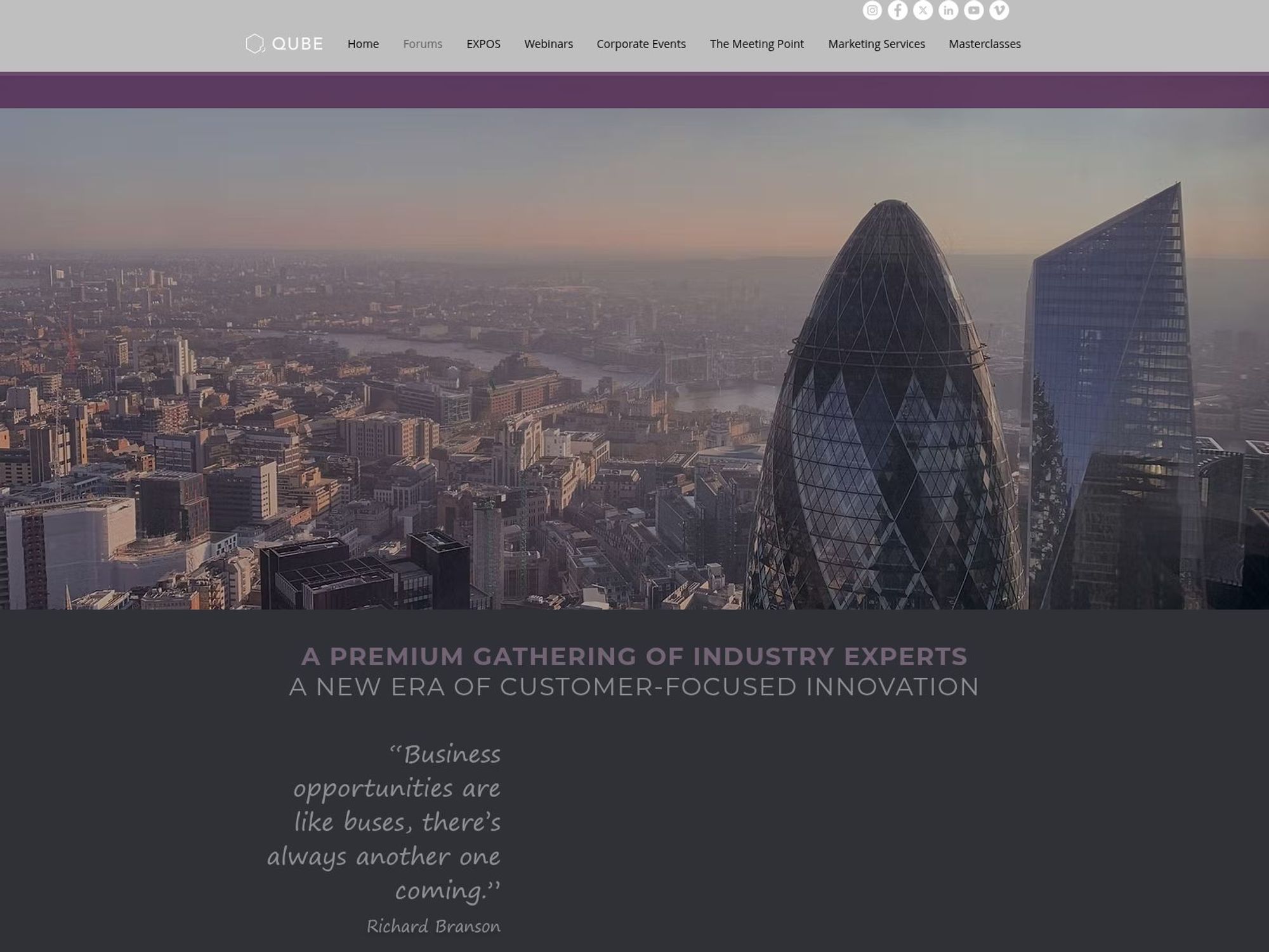 Financial Innovation Forum website