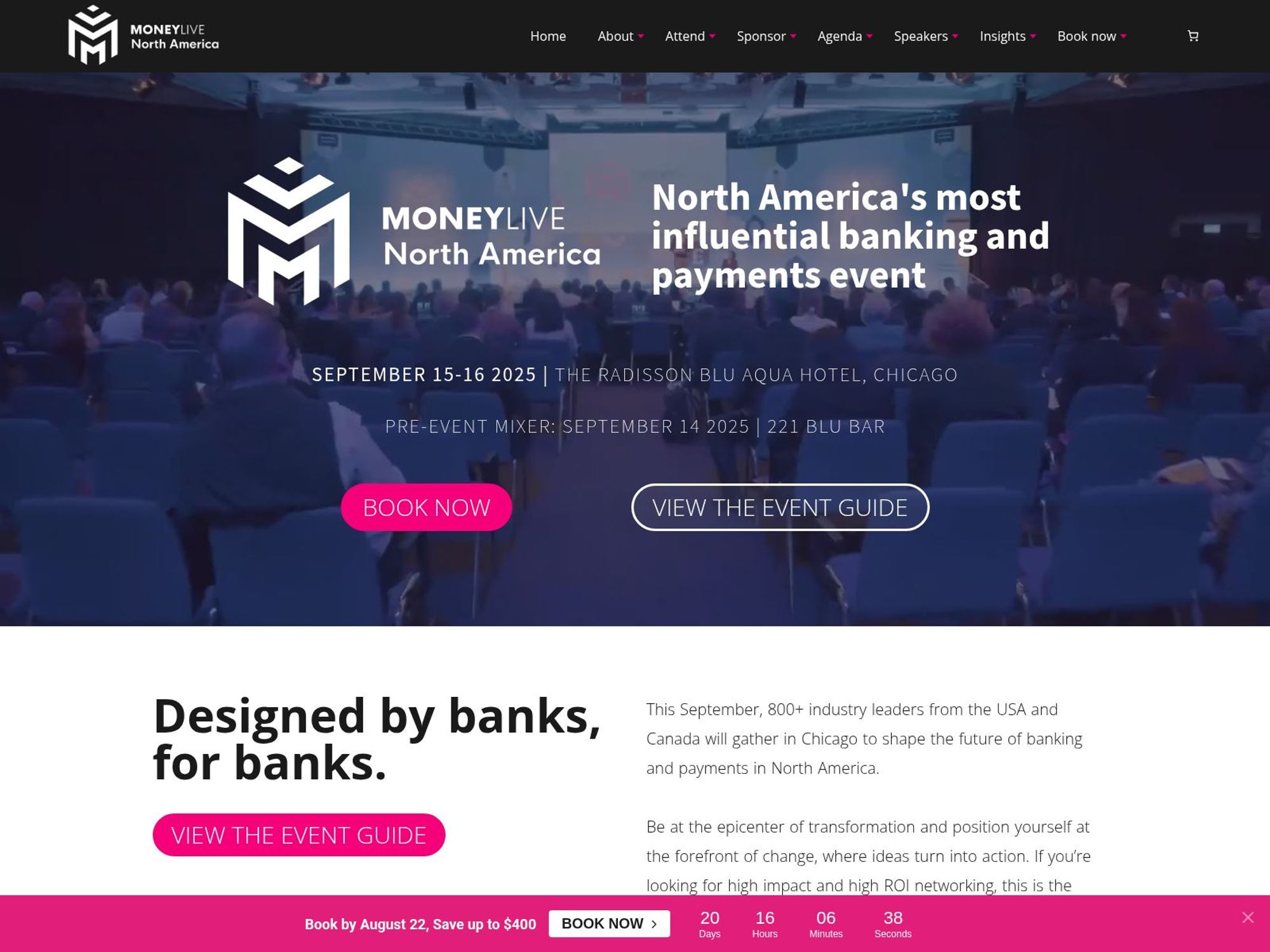 MoneyLIVE North America 2025 website