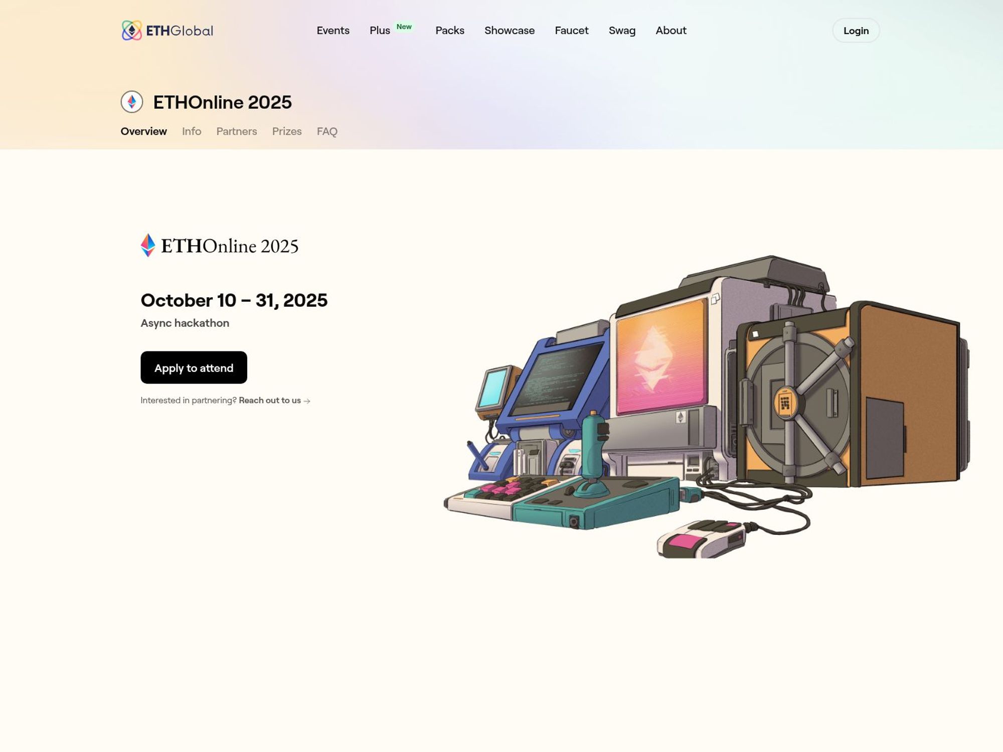 ETHOnline 2025 website