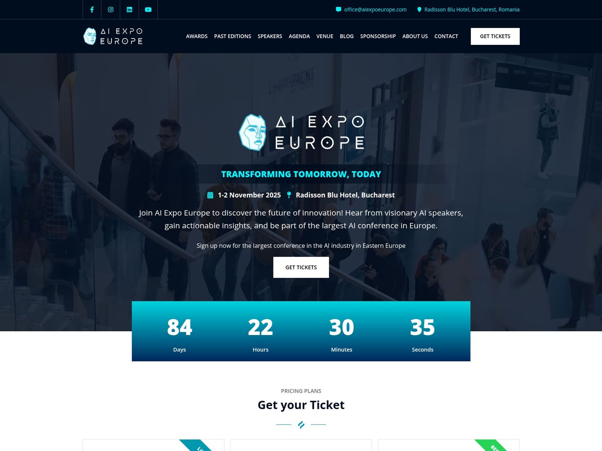 AI Expo Europe website
