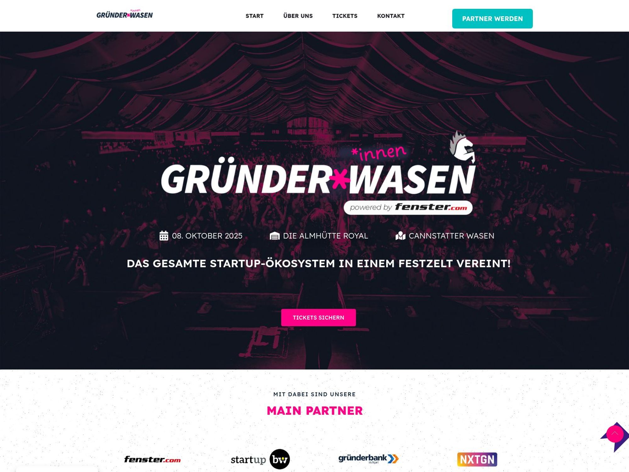 Gründer:innen Wasen 2025 website