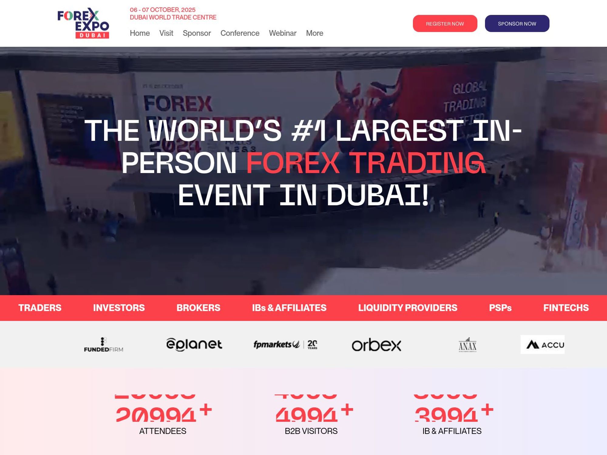 Forex Expo Dubai 2025 website