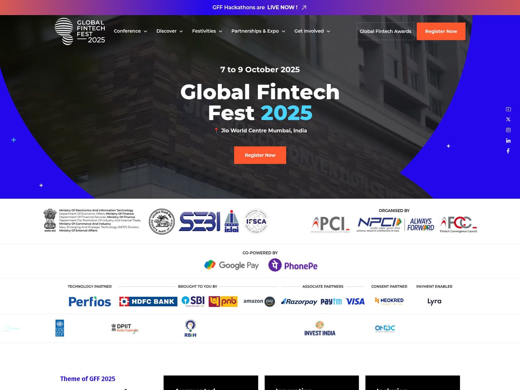 Global Fintech Fest 2025 website