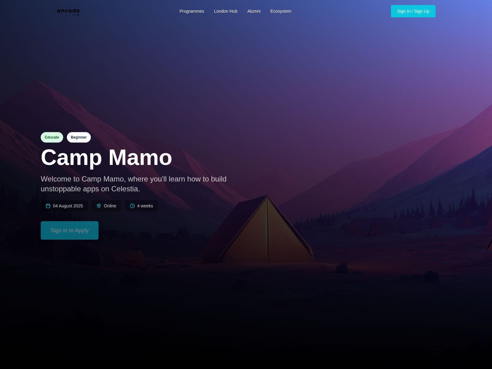 Camp Mamo screenshot