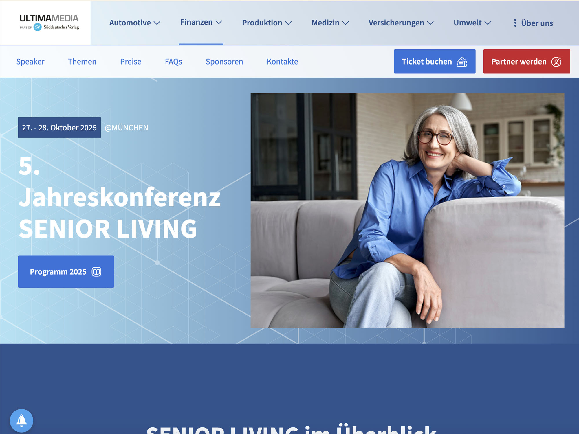 5. Jahreskonferenz SENIOR LIVING website