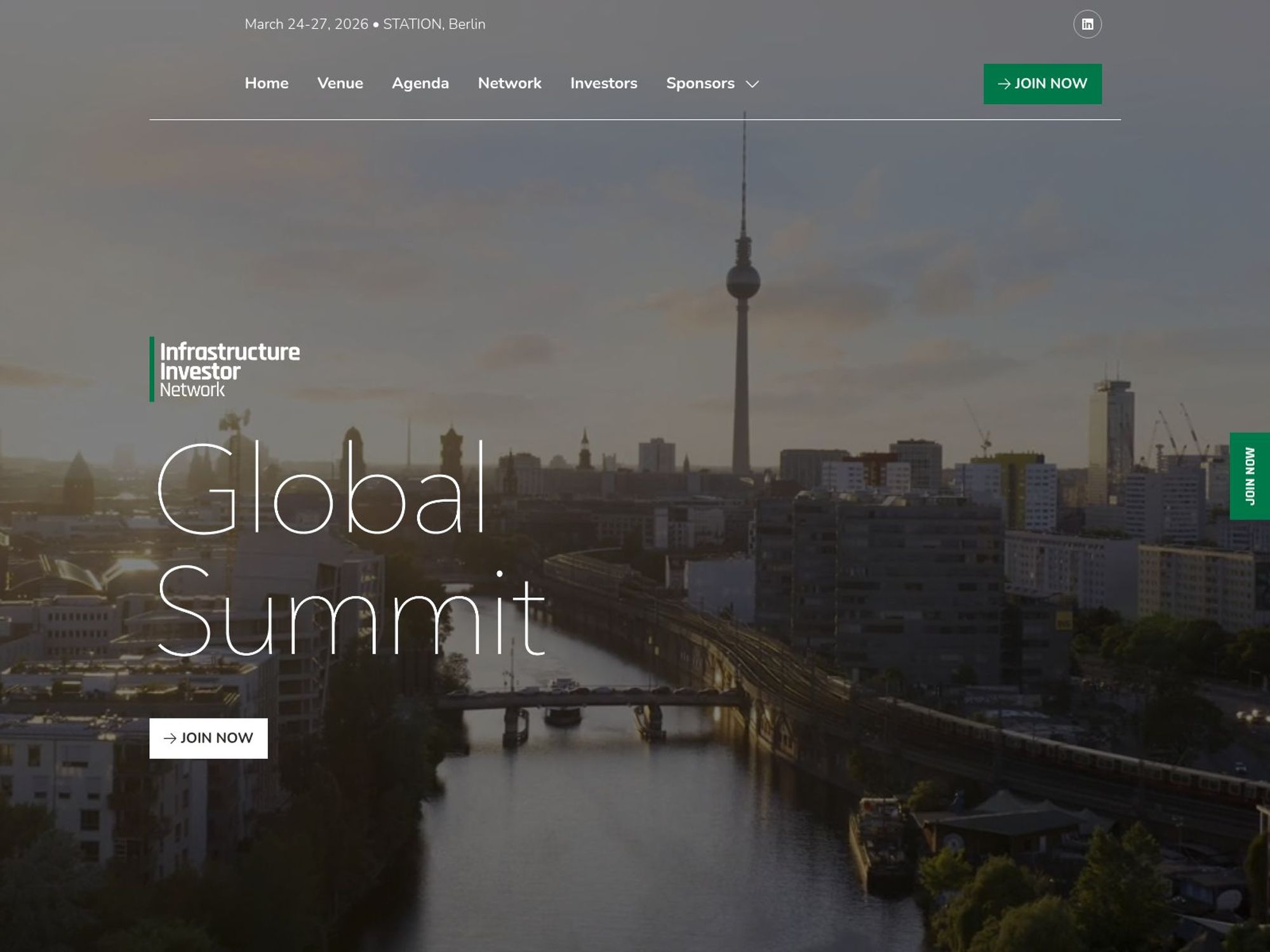 Infrastructure Investor Global Summit 2026 website