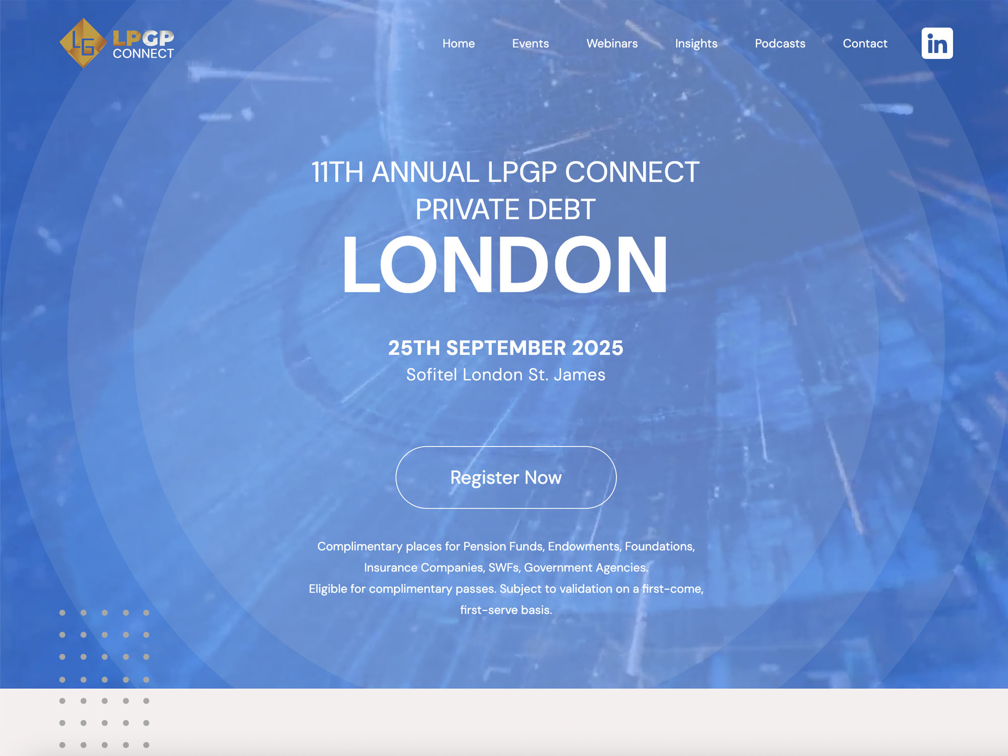 11th Annual LPGP Connect Private Debt website