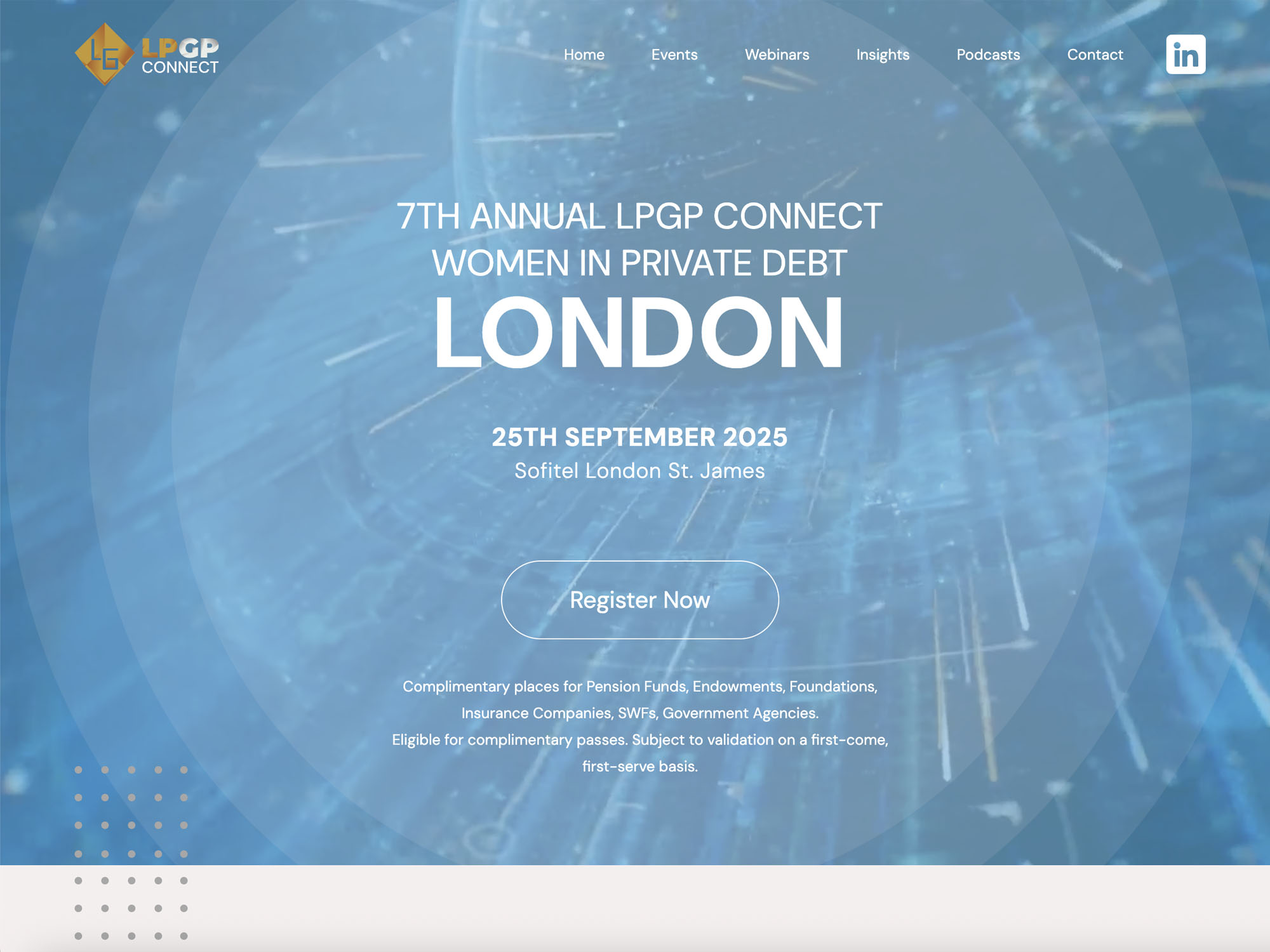 7th Annual LPGP Connect Women in Private Debt website