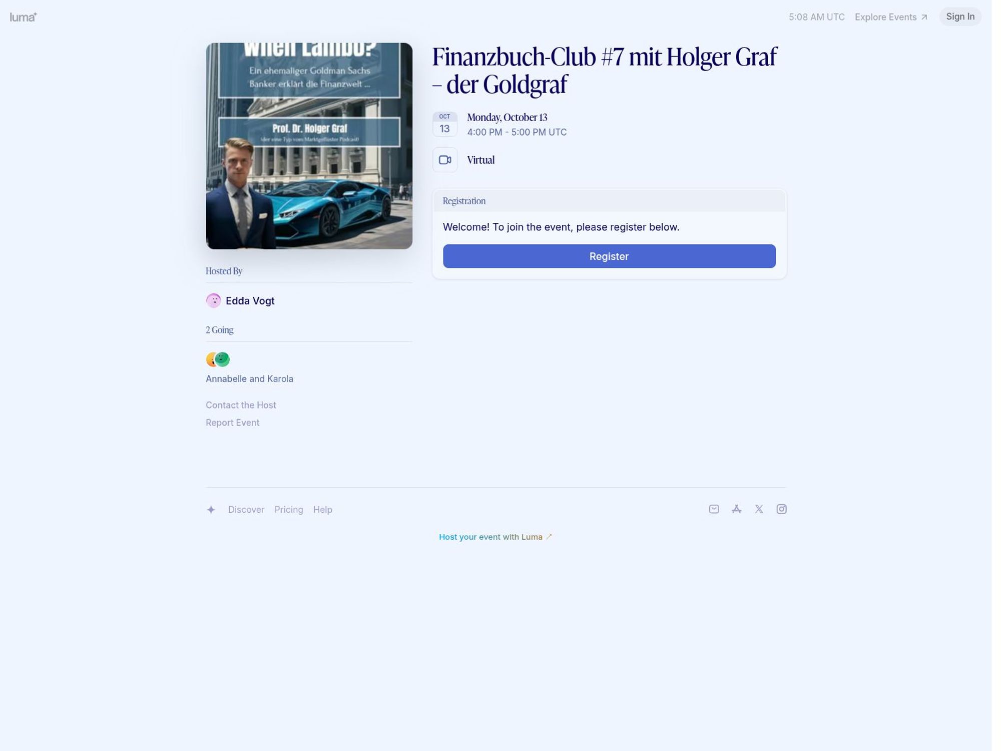 Finanzbuch-Club #7 mit Holger Graf – der Goldgraf website