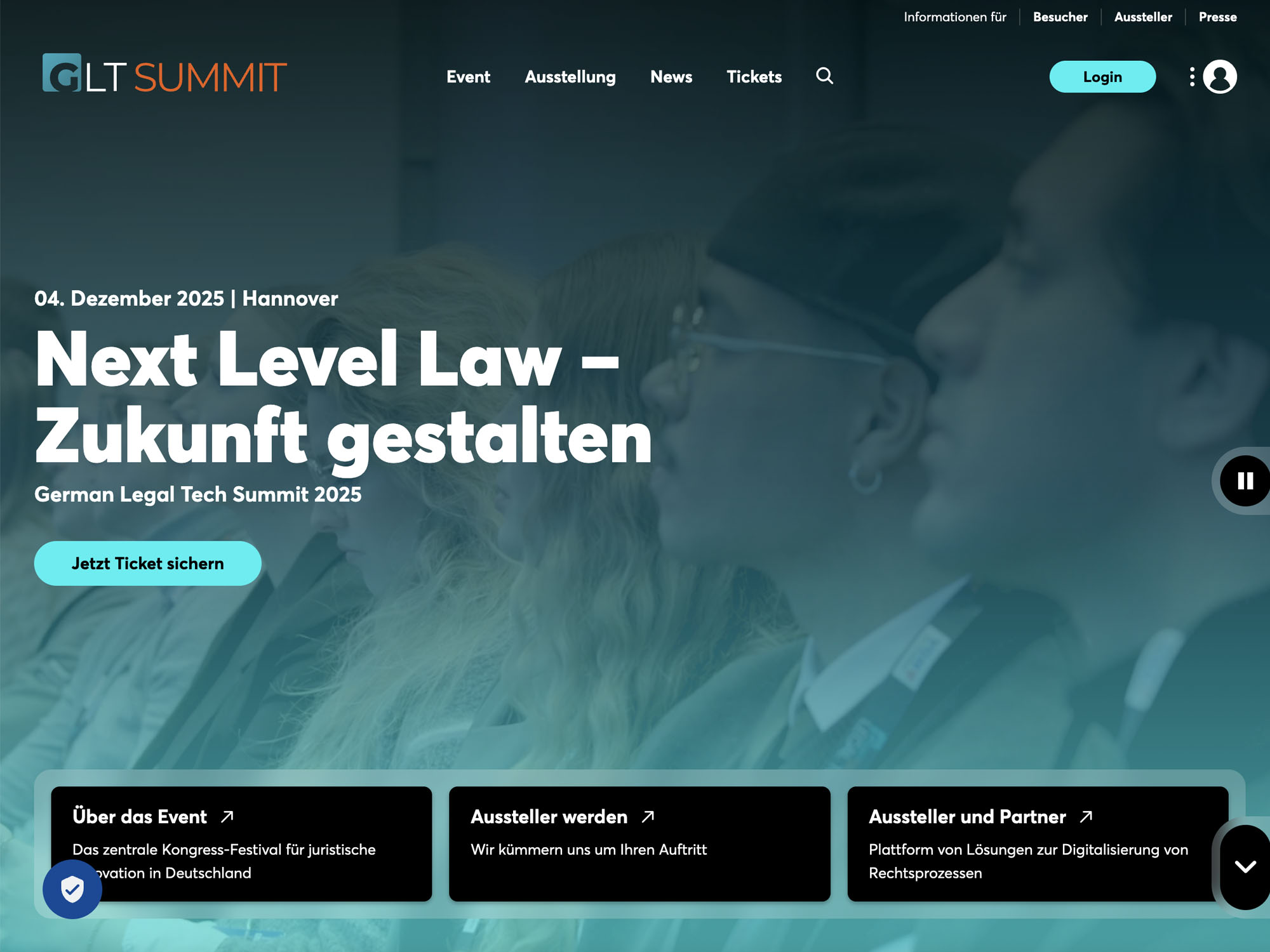 German Legal Tech Summit 2025 website