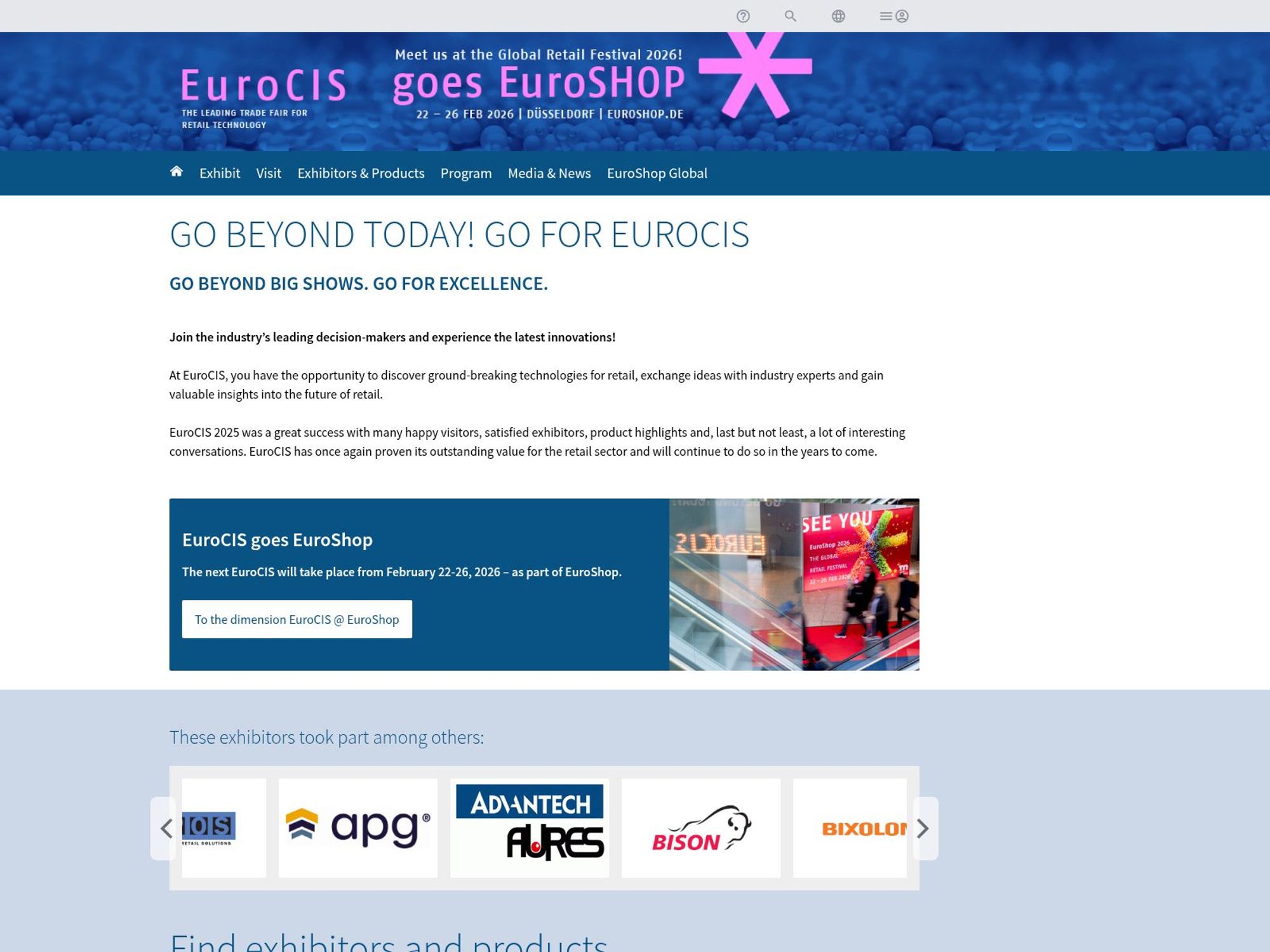 EuroCIS 2026 website