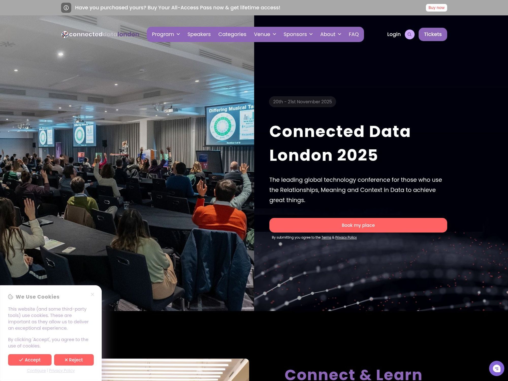 Connected Data London 2025 website